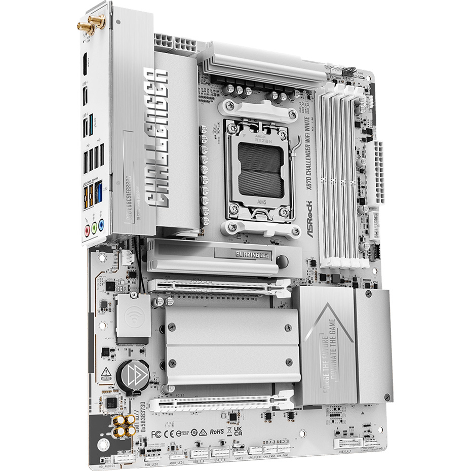 Материнская плата ASROCK X870 Challenger WiFi White
