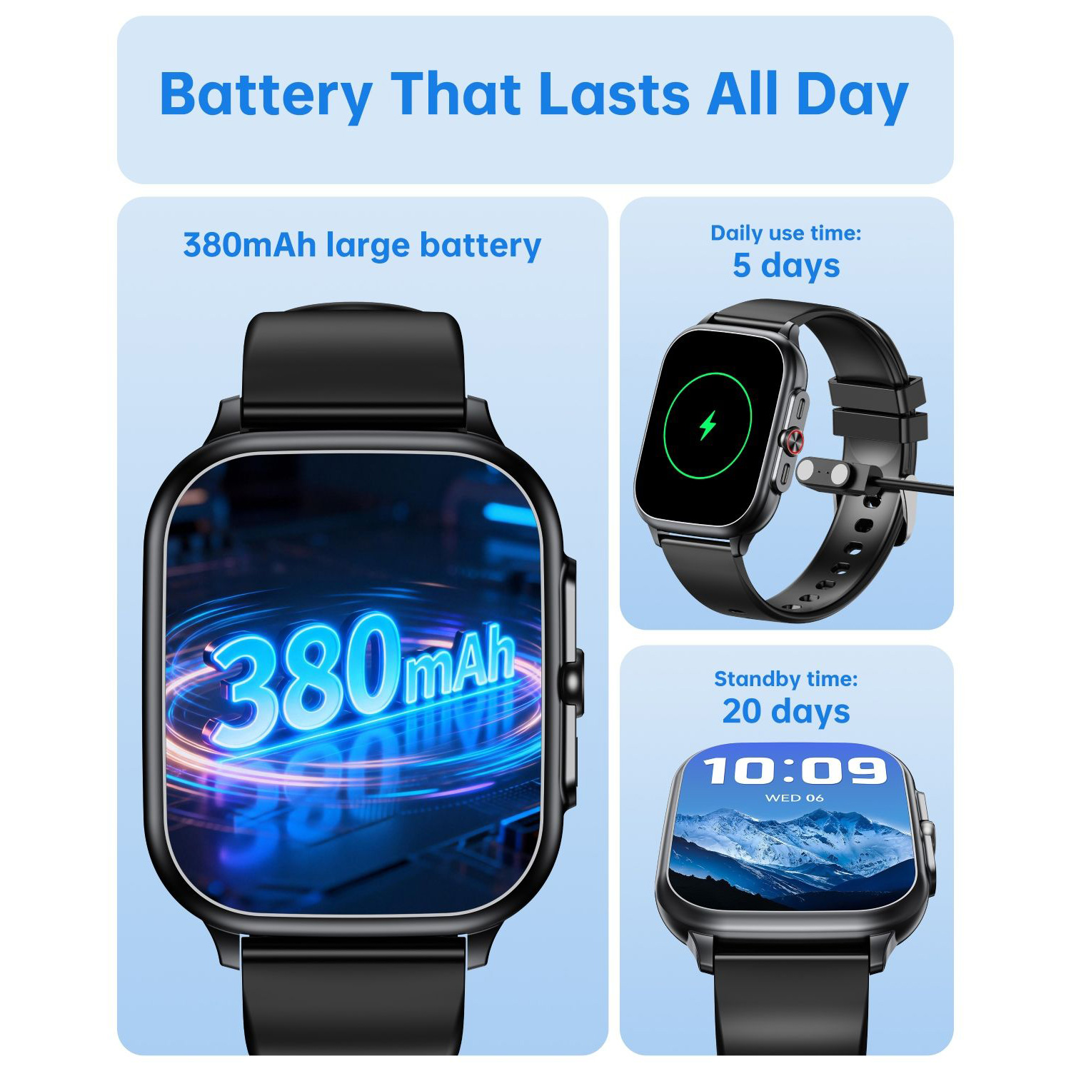 Смарт-часы OUKITEL V7 Pro Smart Watch Black (6941749851079)