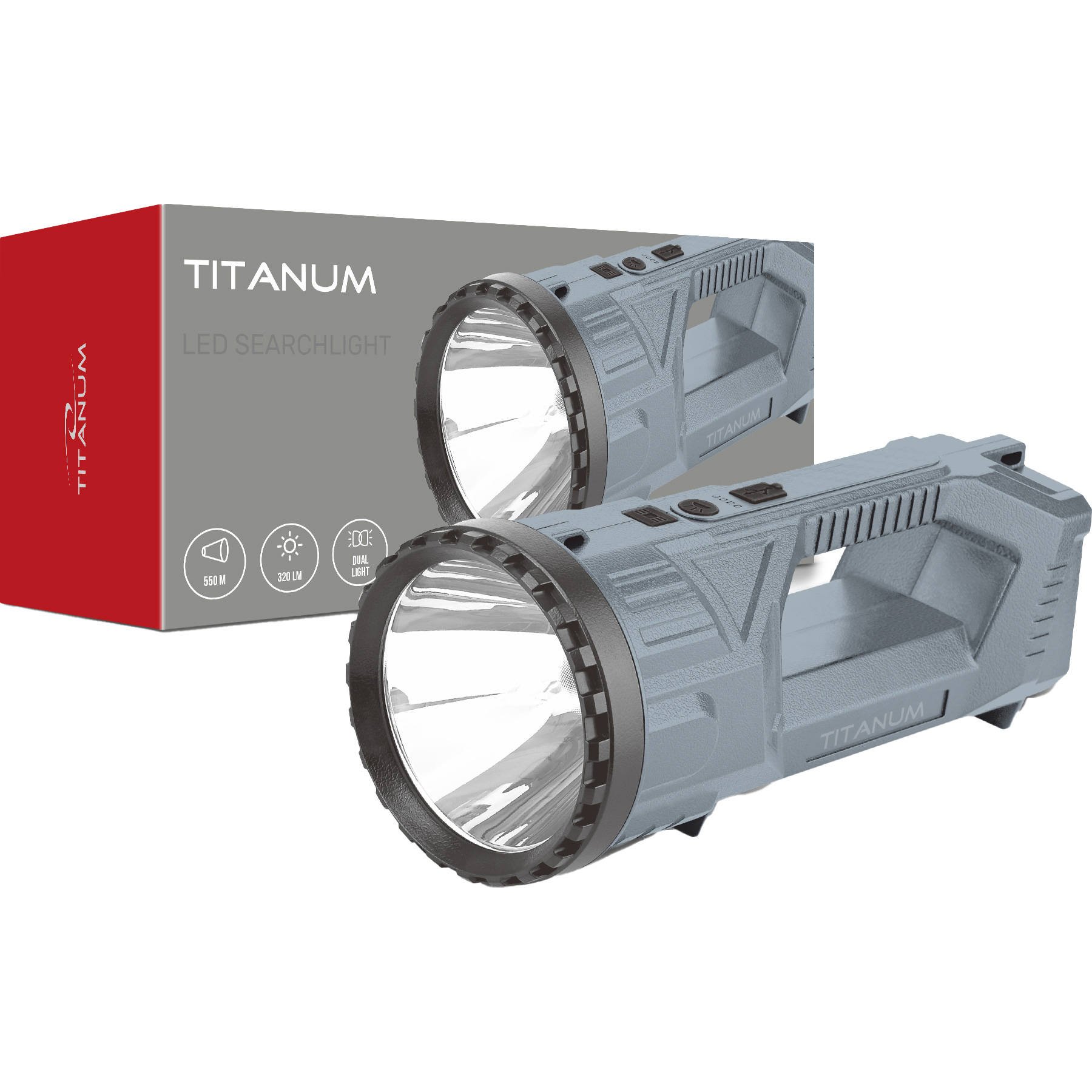 Фонарь поисковый TITANUM TLF-T23