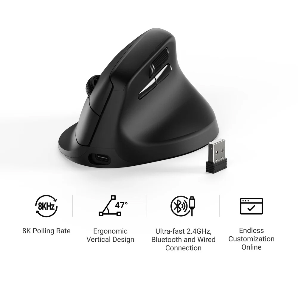 Вертикальная мышь KEYCHRON M5