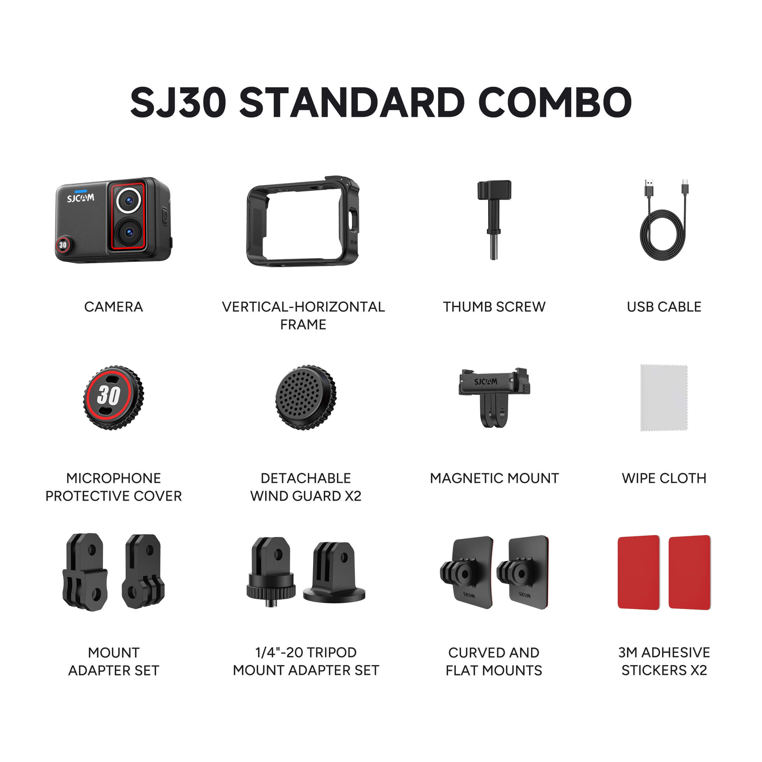 Екшн-камера SJCAM SJ30 Standard Combo
