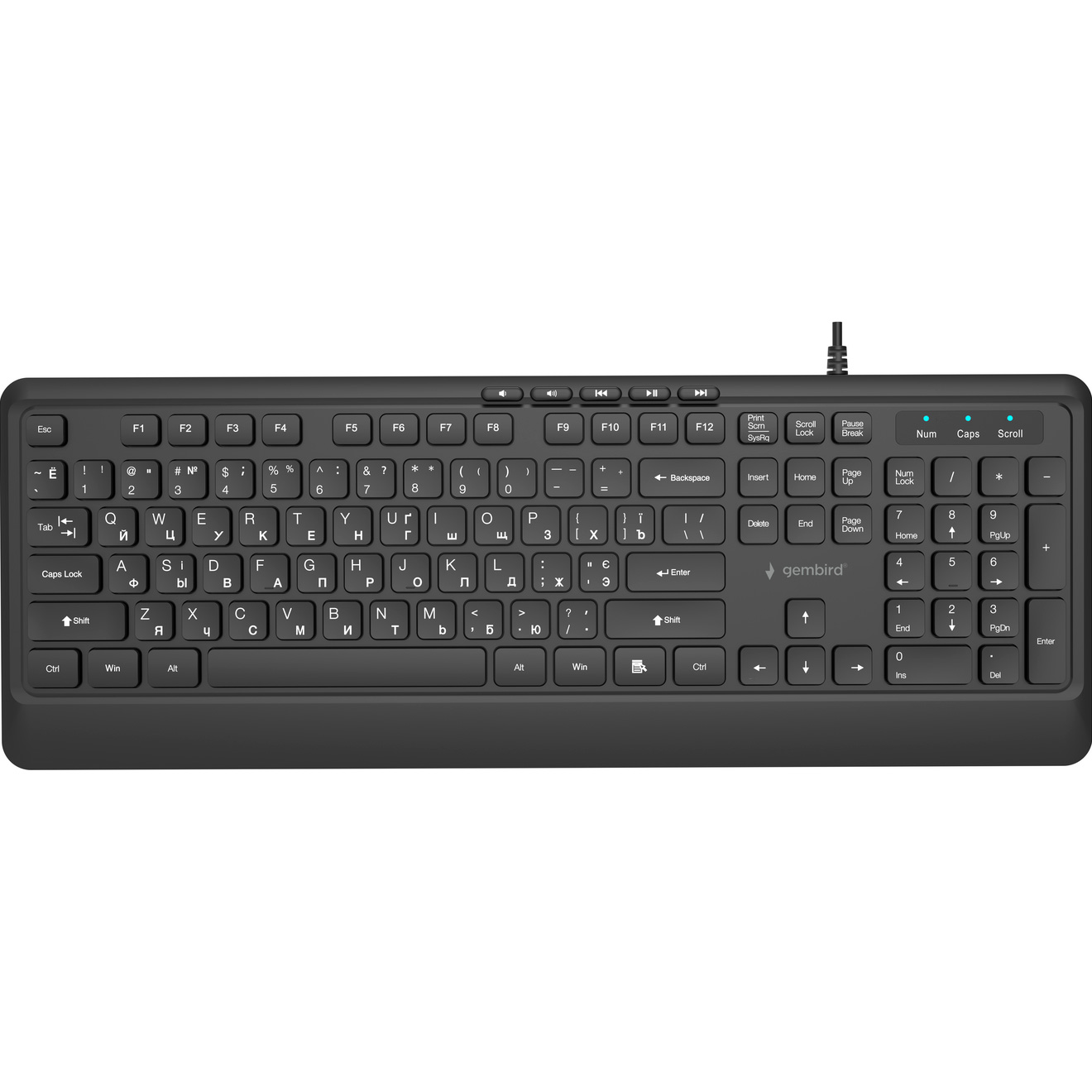 Клавіатура GEMBIRD KB-MCH-05-CYRL