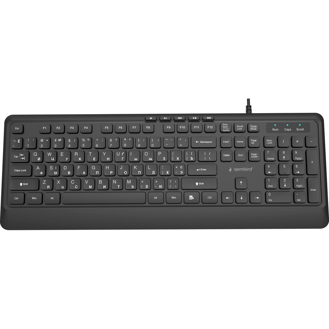 Клавіатура GEMBIRD KB-MCH-05-CYRL
