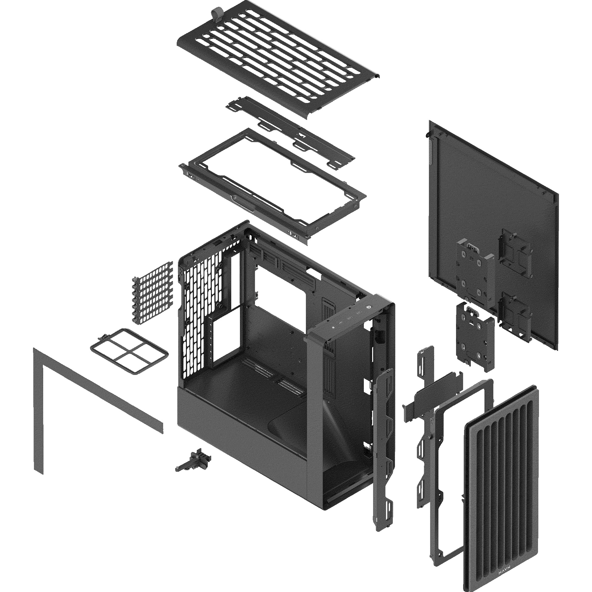 Корпус HAVN BF 360 Black