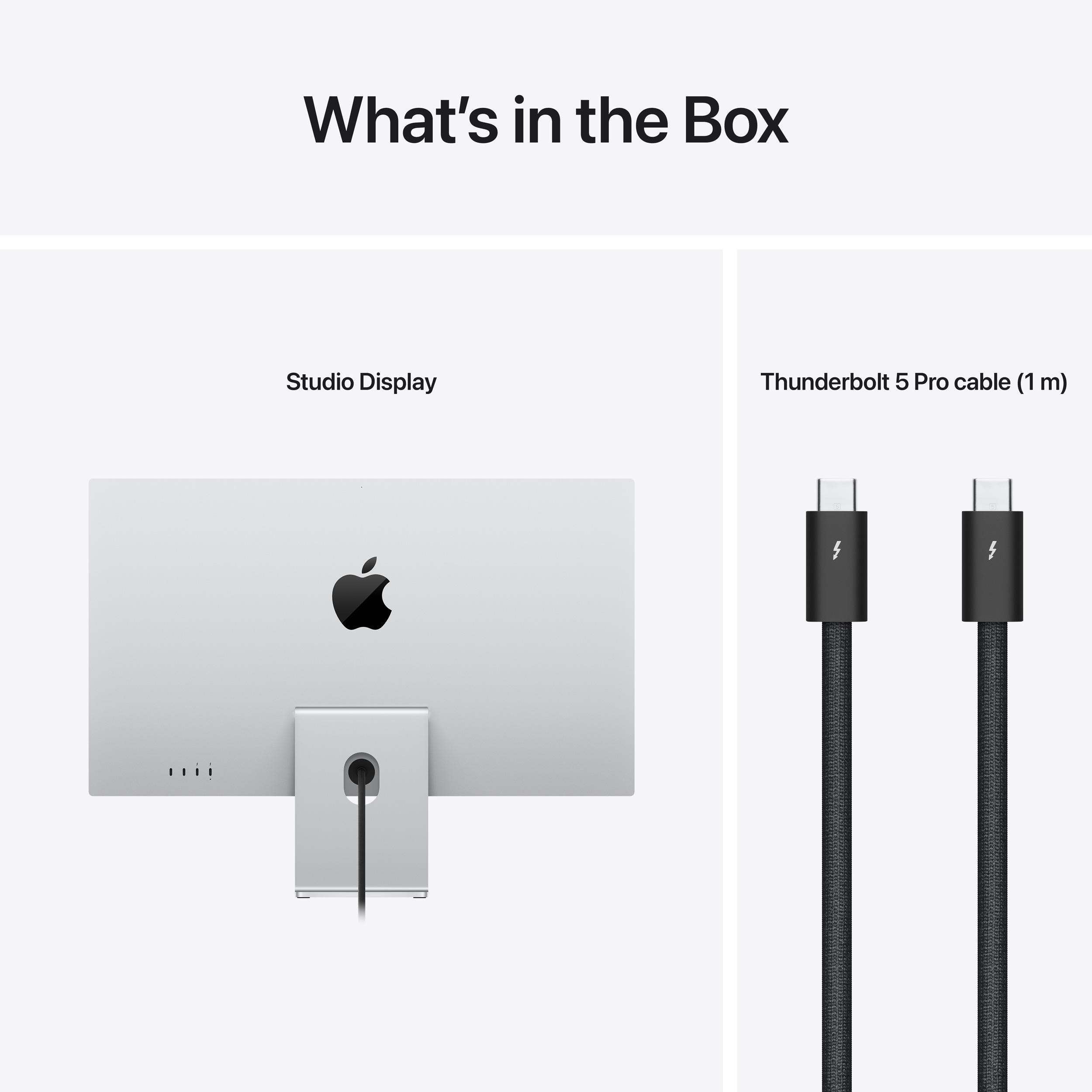 Монітор 27" APPLE Studio Display Standard glass with tilt- and height-adjustable stand (MFEW4RU/A)