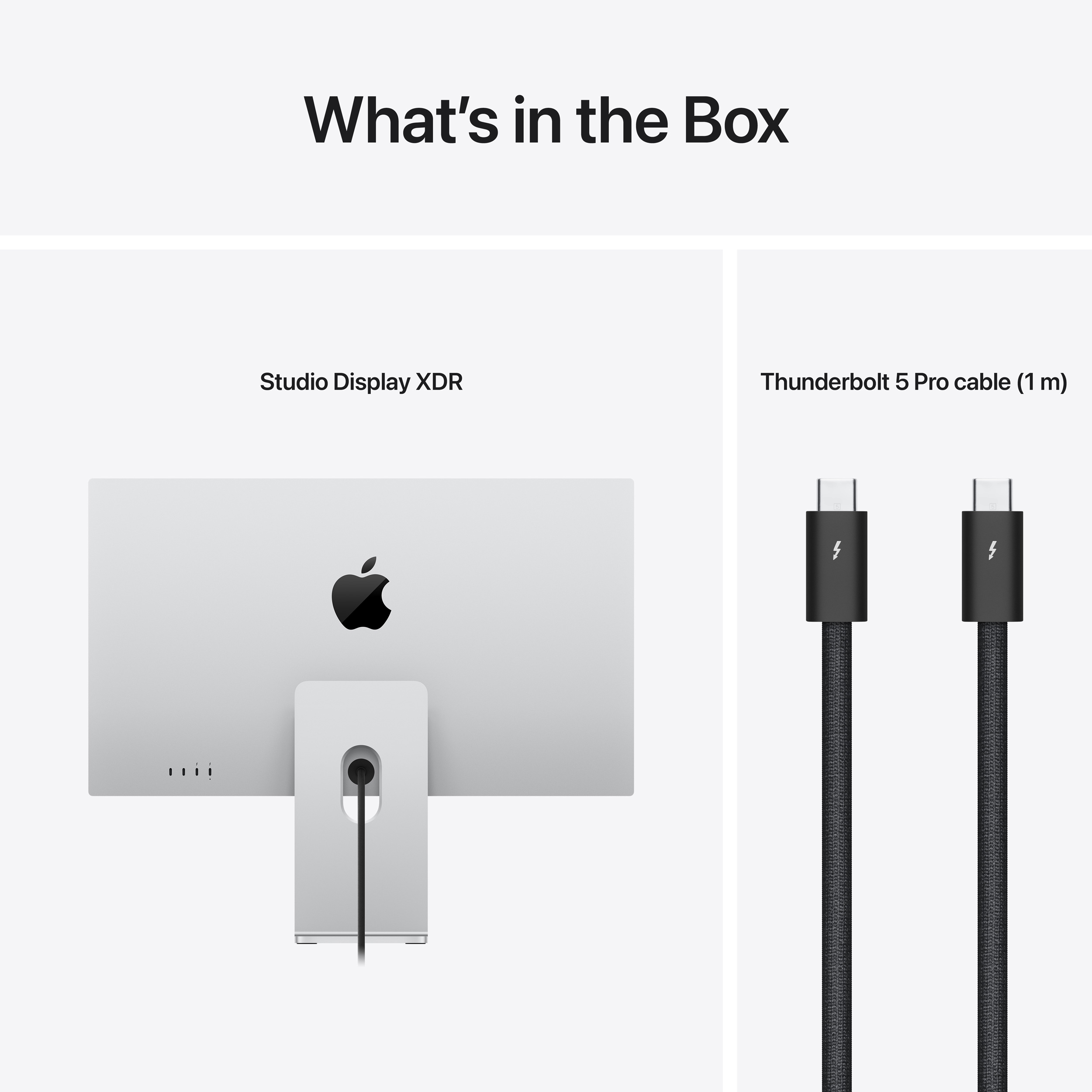 Монітор 27" APPLE Studio Display XDR Nano-texture glass with tilt- and height-adjustable stand (MFEP4RU/A)