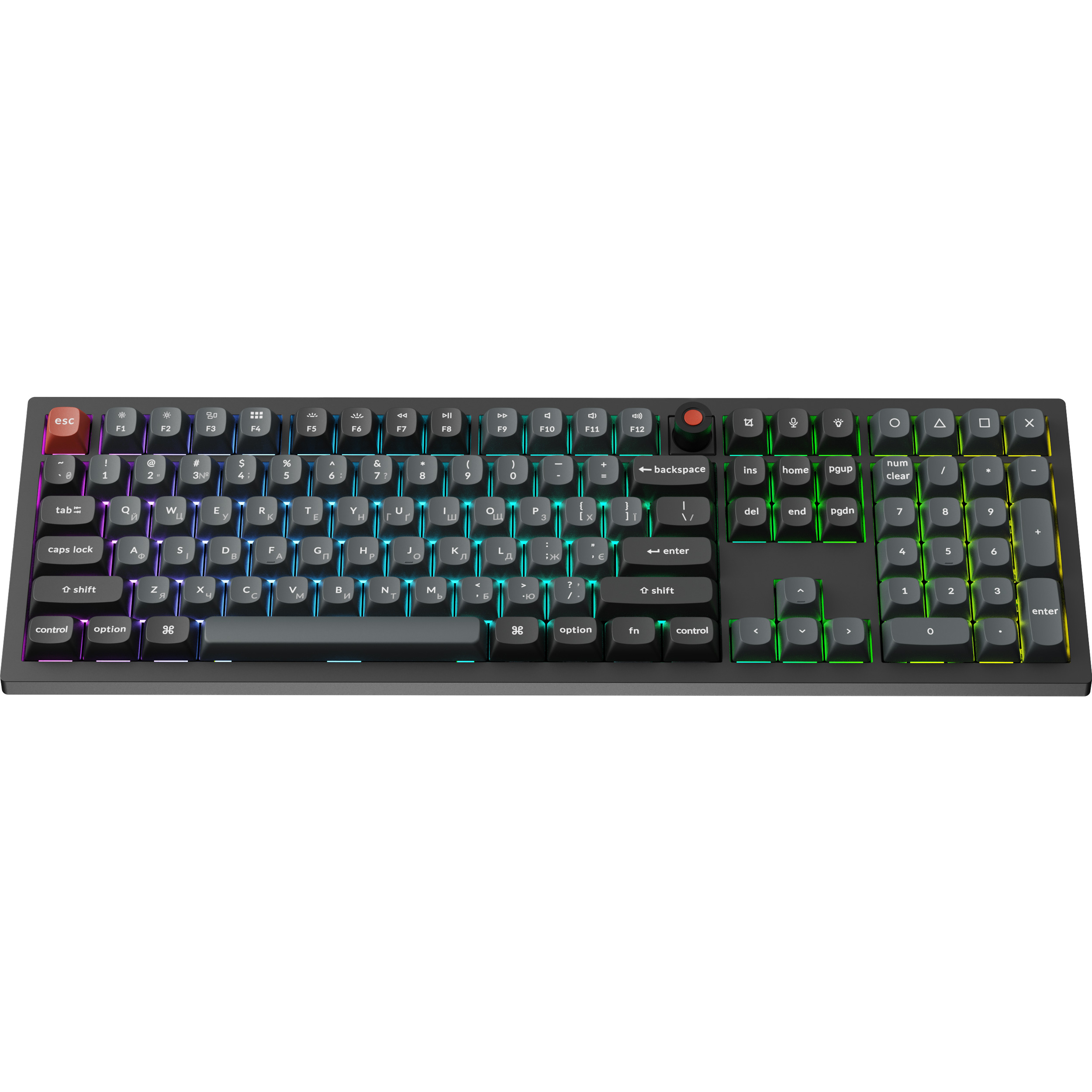 Клавиатура KEYCHRON V6 8K Super Red Switch Black
