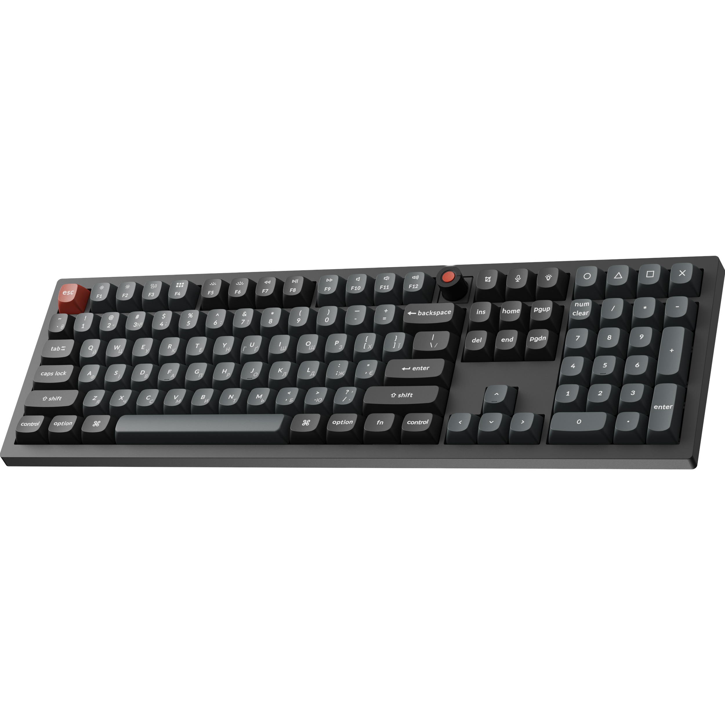 Клавиатура KEYCHRON V6 8K Super Red Switch Black