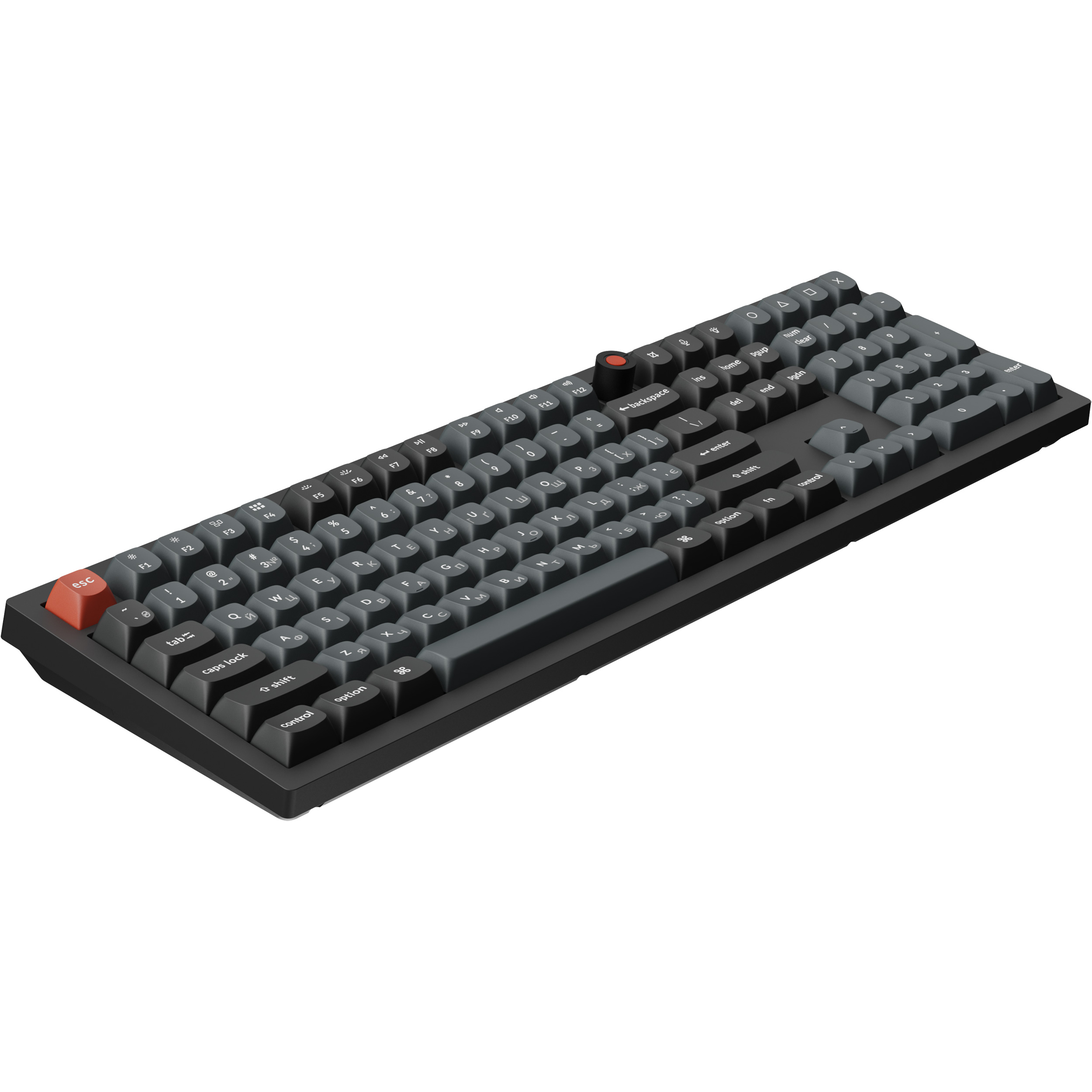 Клавиатура KEYCHRON V6 8K Super Red Switch Black