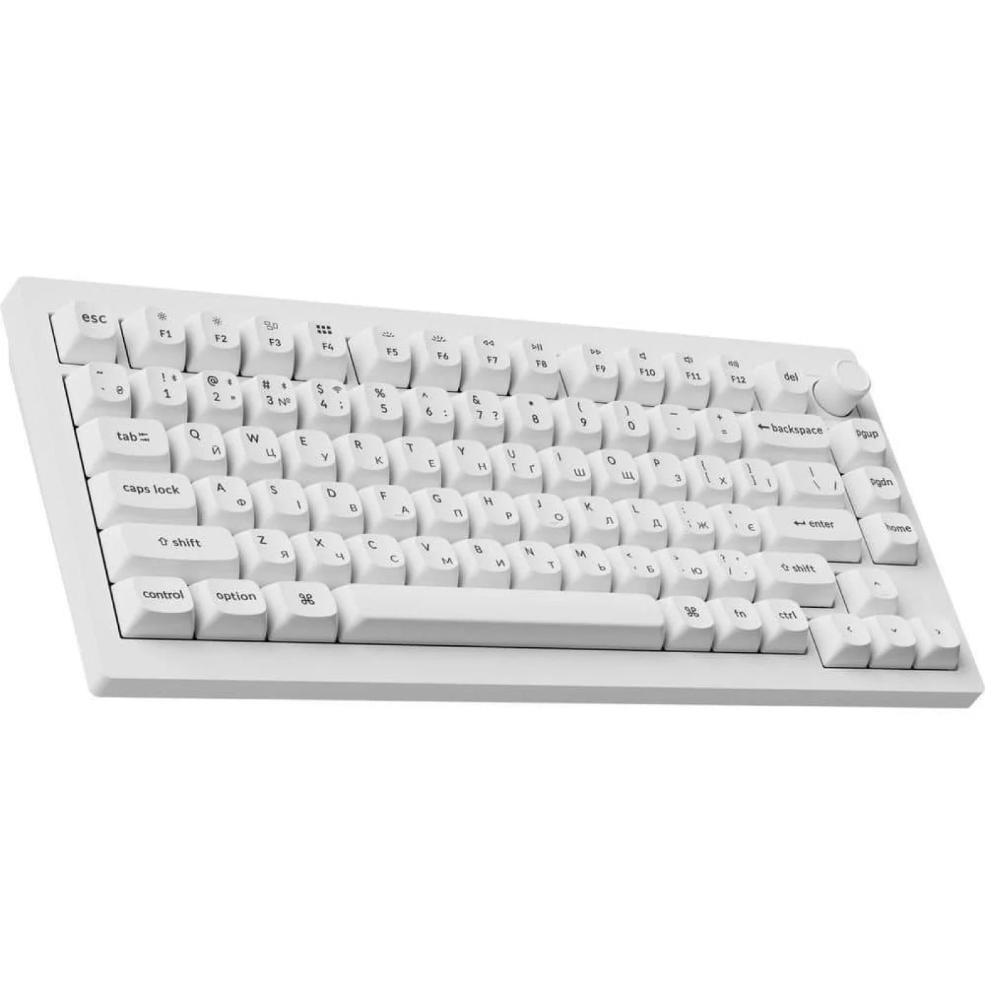 Клавіатура бездротова KEYCHRON V1 Ultra Silk POM Red White