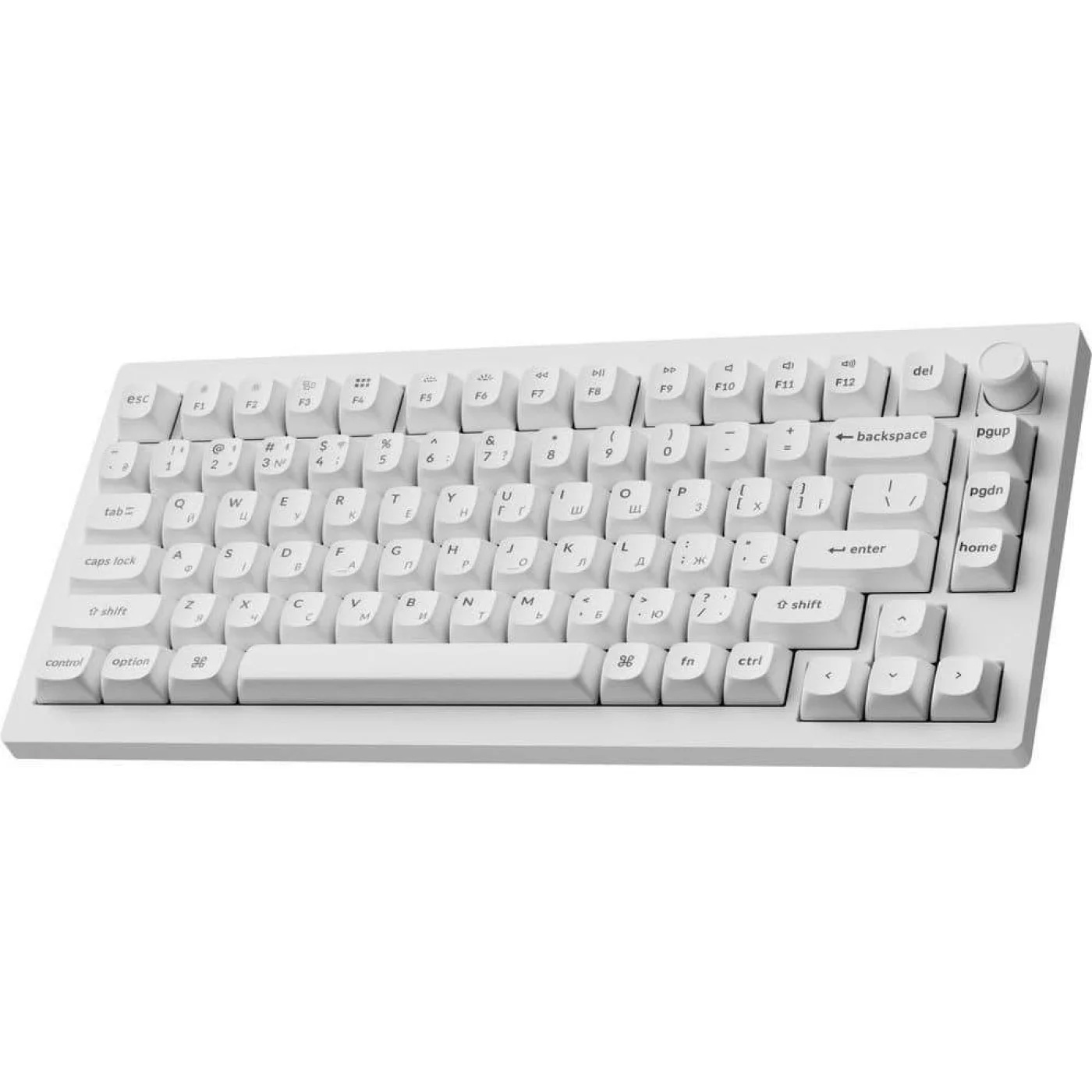 Клавіатура бездротова KEYCHRON V1 Ultra Silk POM Red White