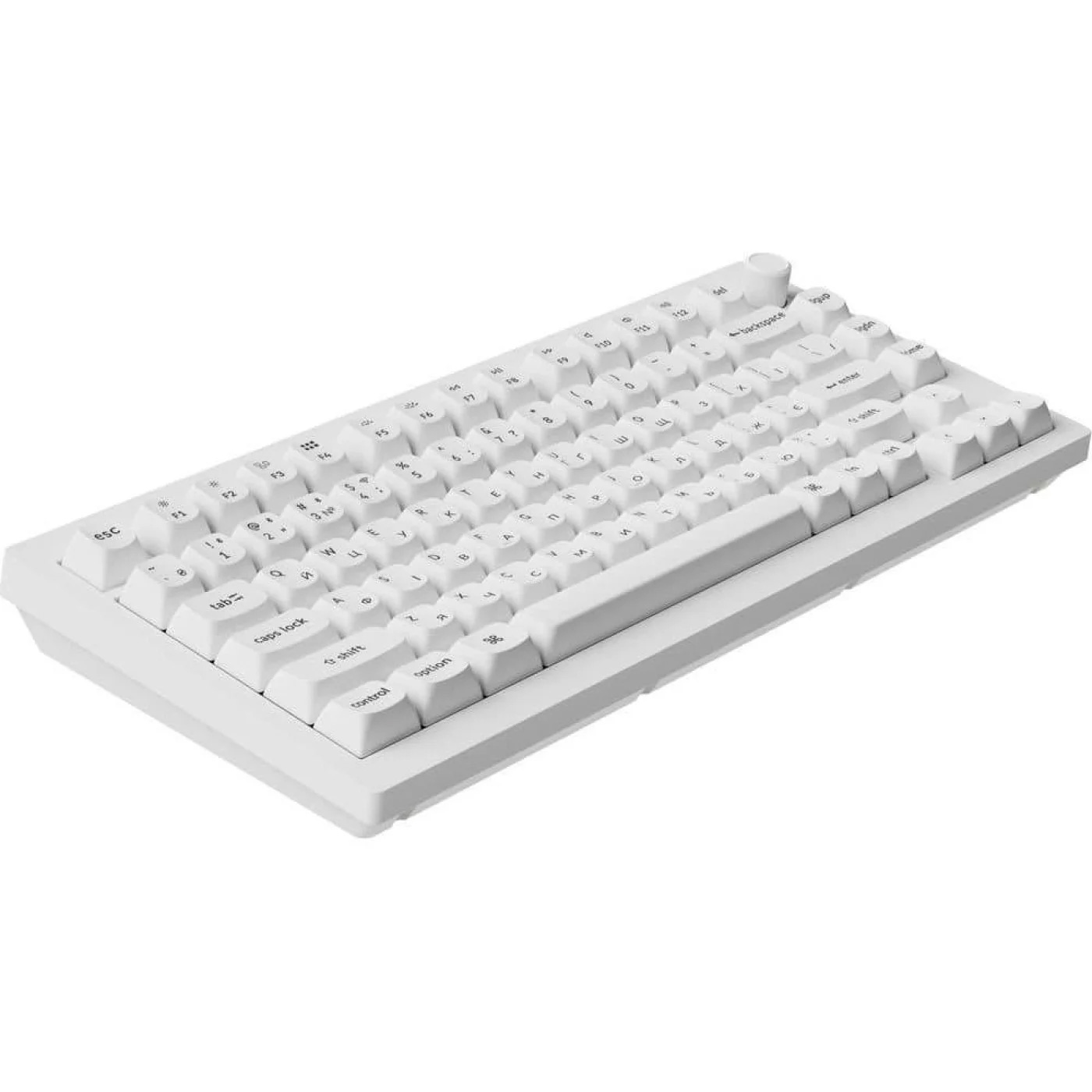 Клавіатура бездротова KEYCHRON V1 Ultra Silk POM Red White