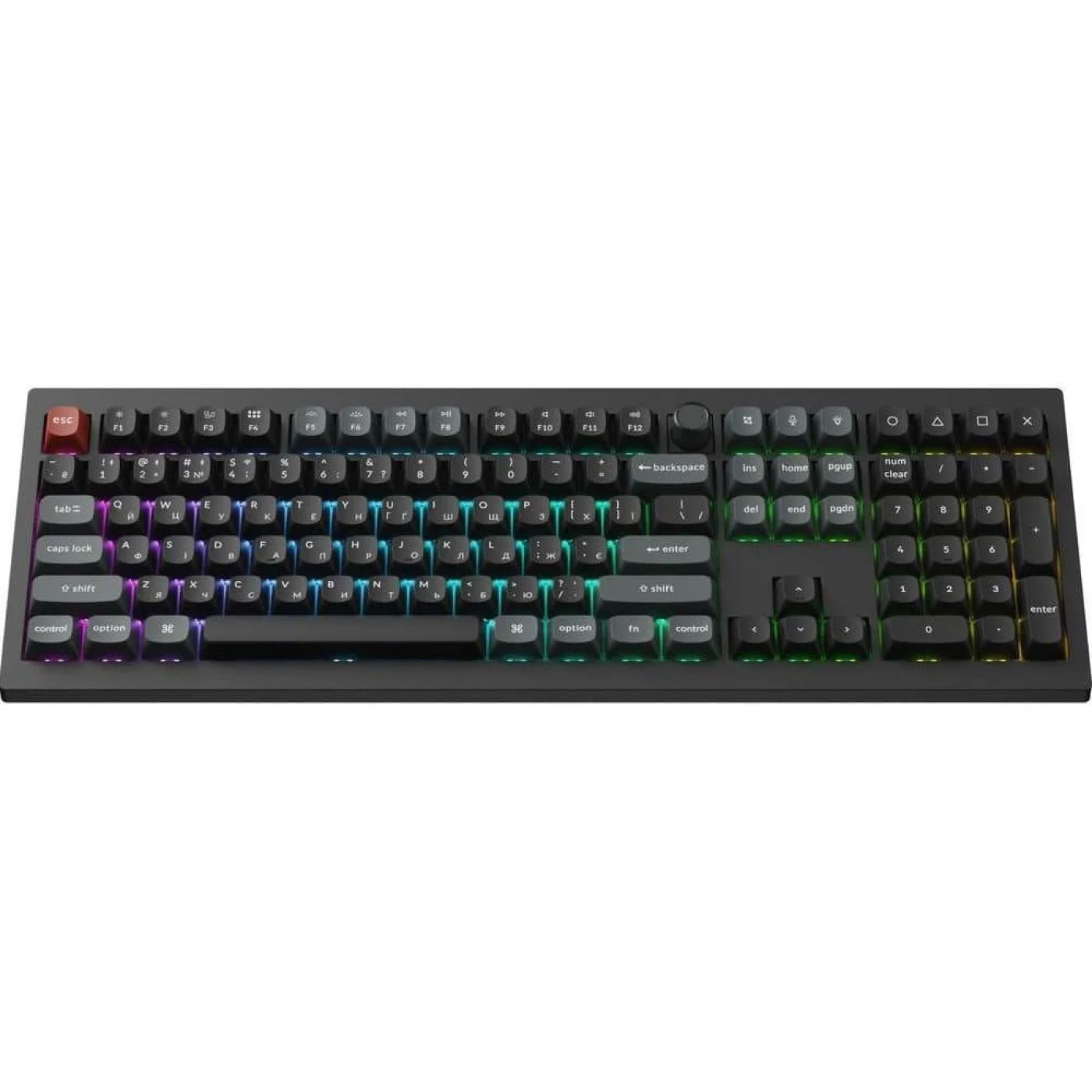 Клавиатура беспроводная KEYCHRON V6 Ultra Silk POM Red Black