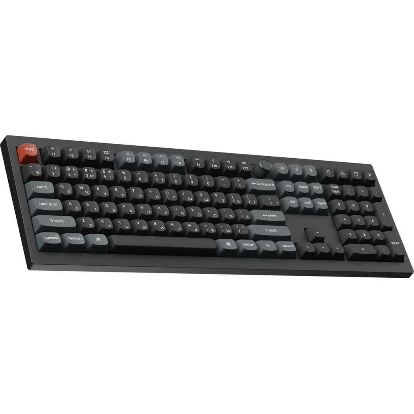 Клавиатура беспроводная KEYCHRON V6 Ultra Silk POM Red Black