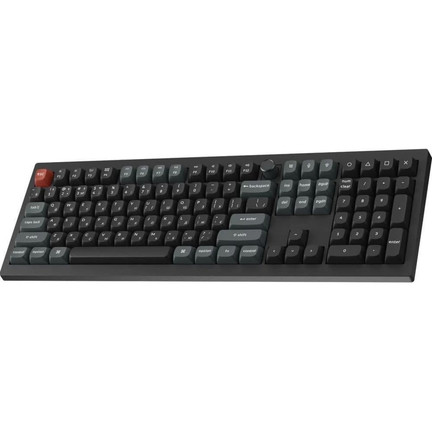 Клавиатура беспроводная KEYCHRON V6 Ultra Silk POM Red Black