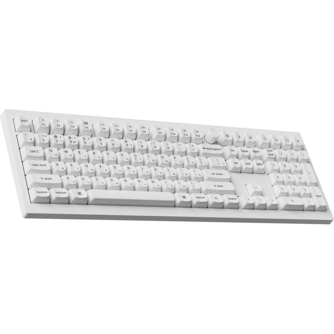 Клавіатура бездротова KEYCHRON V6 Ultra Silk POM Red White