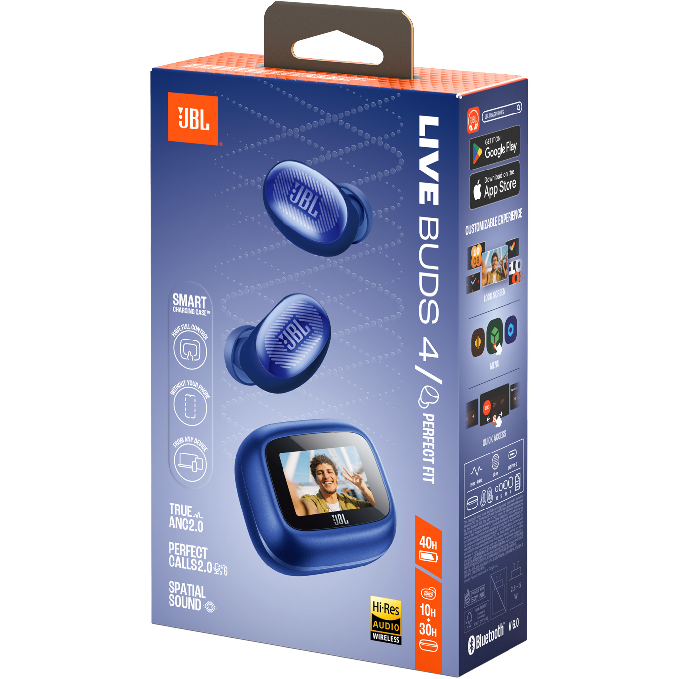 Наушники JBL Live Buds 4 Blue