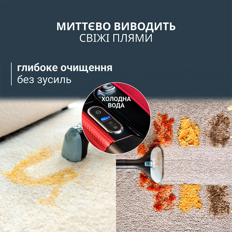 Моющий пылесос ROWENTA Clean It Hot & Cold IN7020F0