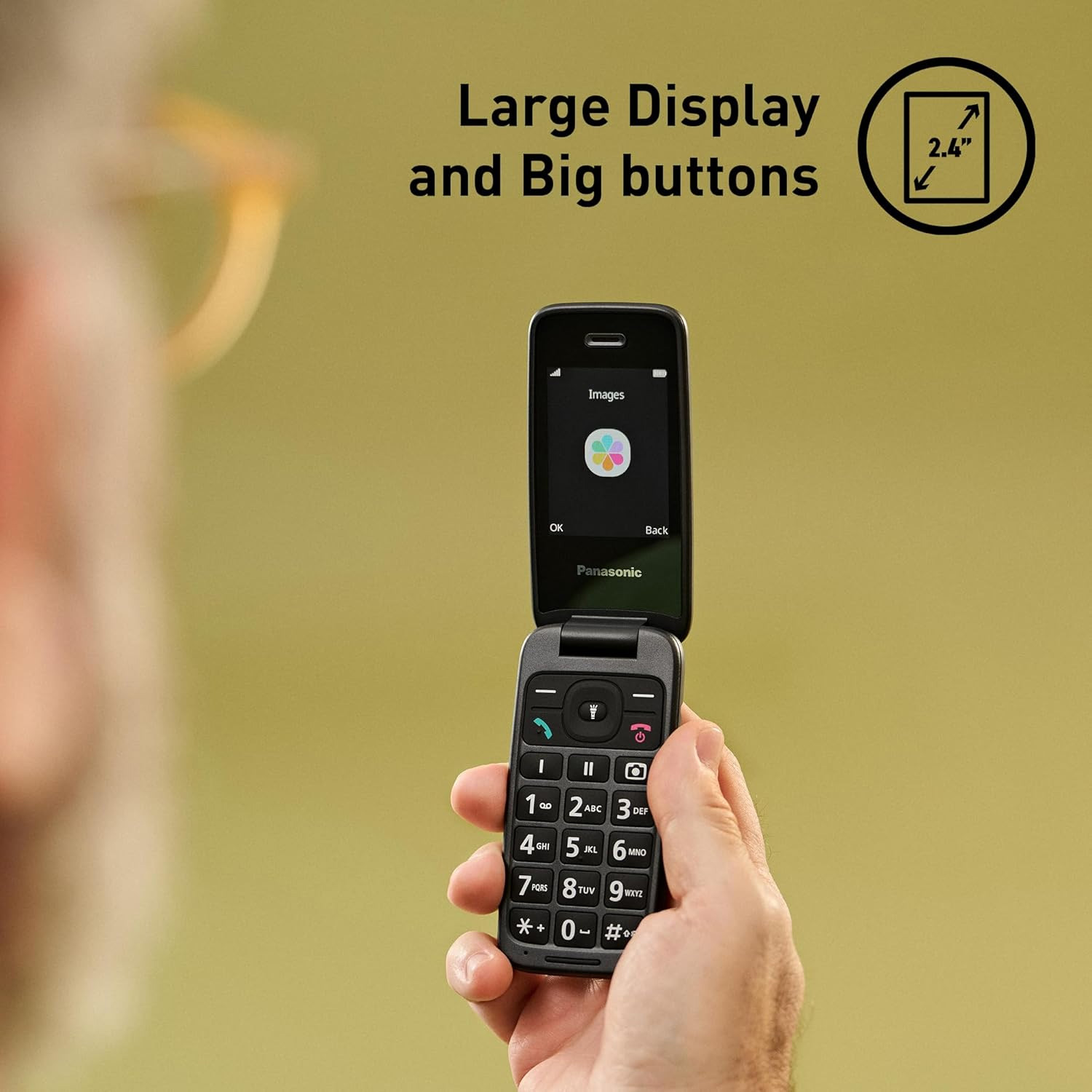 Мобильный телефон PANASONIC KX-TU410 Black
