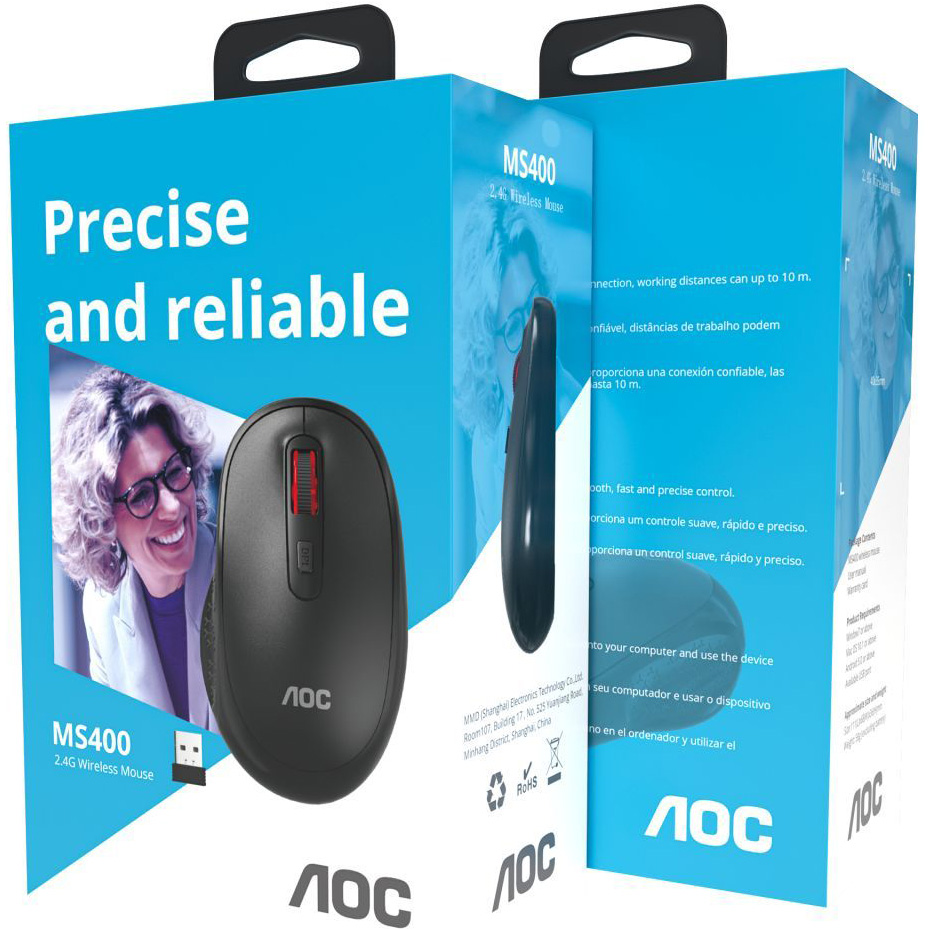 Мышь AOC MS400 Black