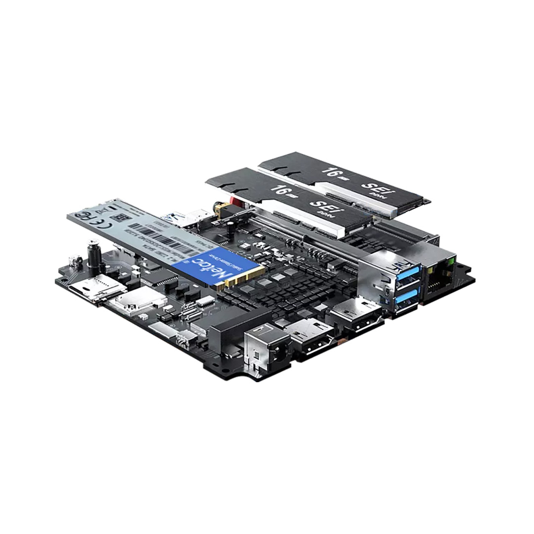 Неттоп BLACKVIEW MP60 Black (Intel Celeron N5095 2GHz/16GB/SSD 512GB/WF5/BT/W11H)