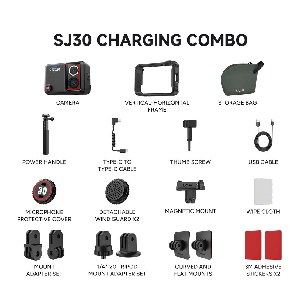 Екшн-камера SJCAM SJ30 Charging Combo