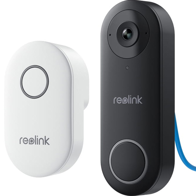 Wi-Fi відеодзвінок REOLINK D340P Smart 2K+ Wired PoE Video Doorbell with Chime
