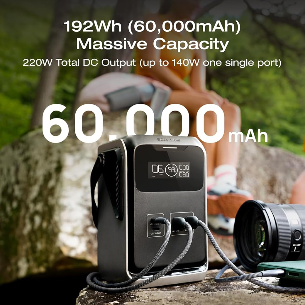 Зарядная станция ECOFLOW Trail 200 DC