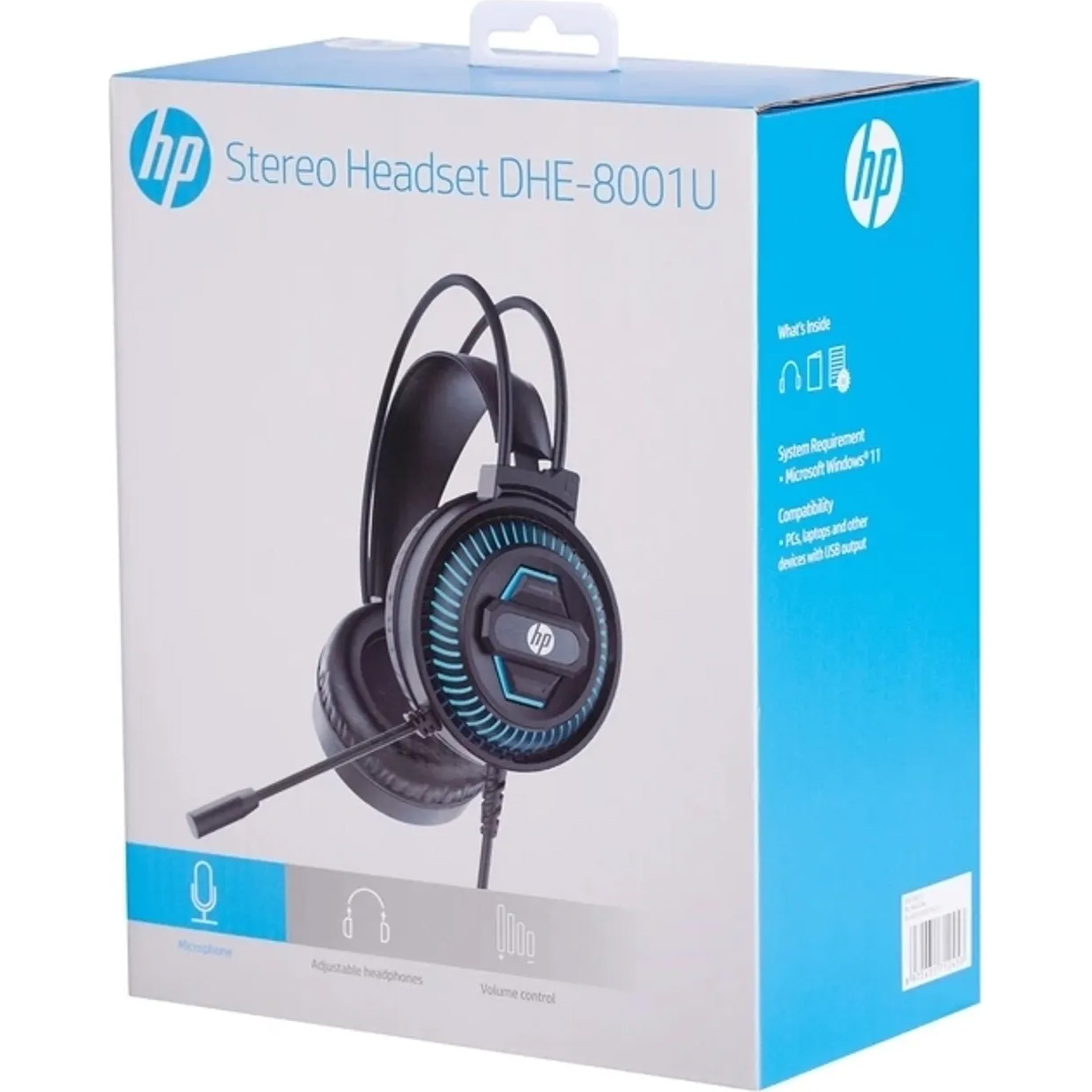 Навушники геймерскі HP DHE-8001 Black (DHE-8001U)