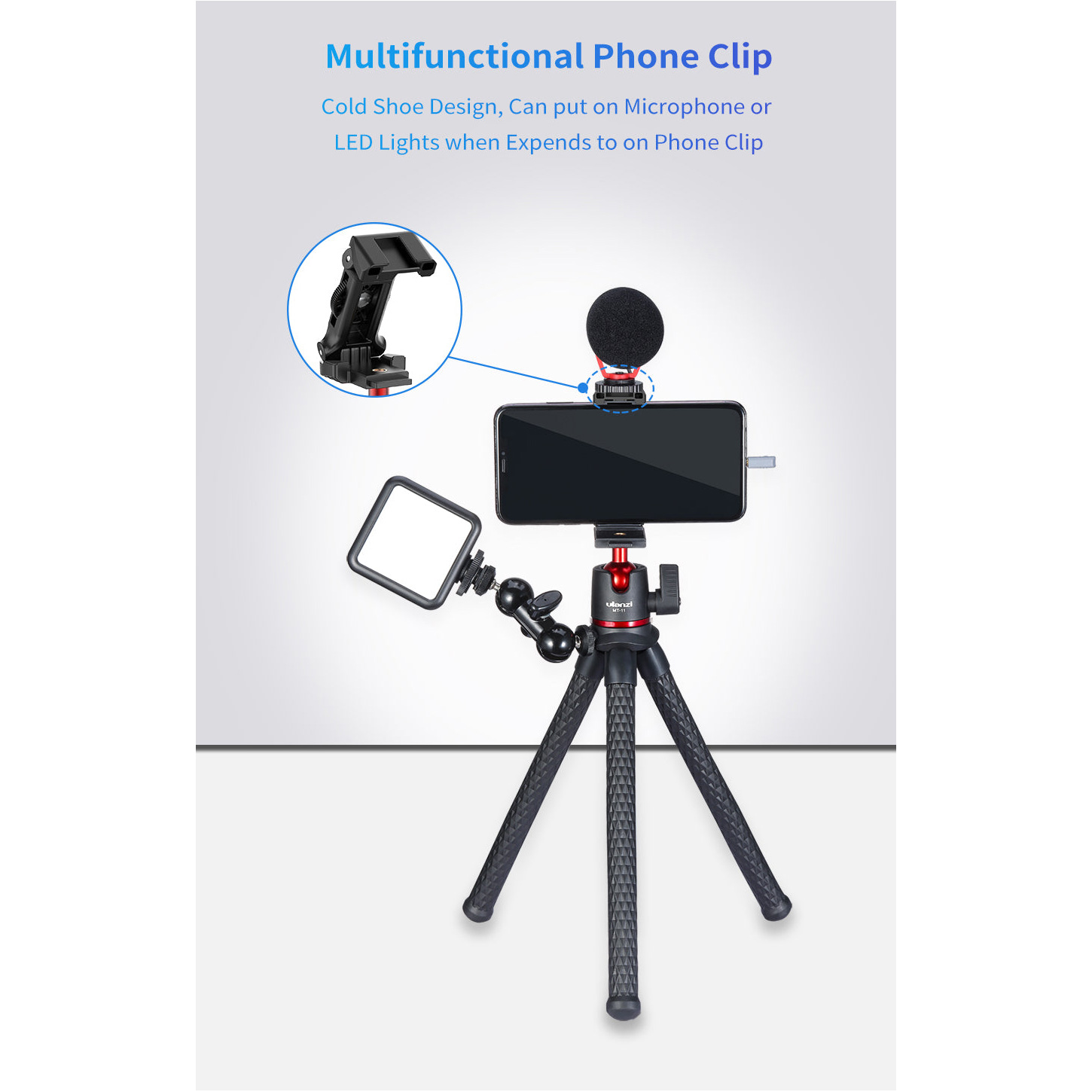 Штатив ULANZI MT-11 Octopus Flexible Tripod (1907)