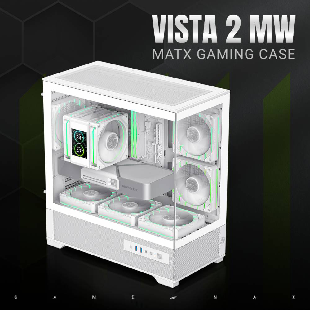 Корпус GAMEMAX Vista 2M White