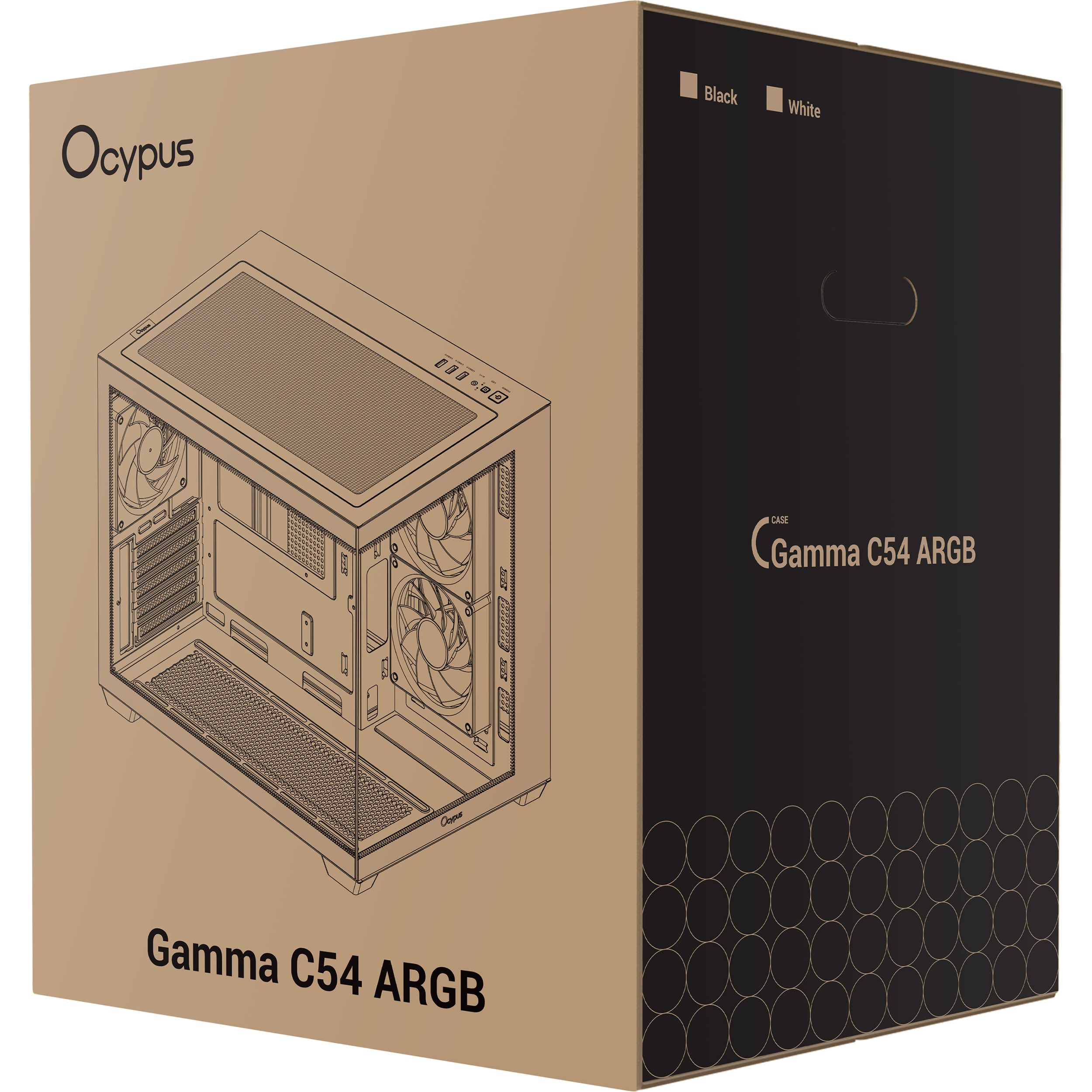 Корпус OCYPUS Gamma C54 ARGB White
