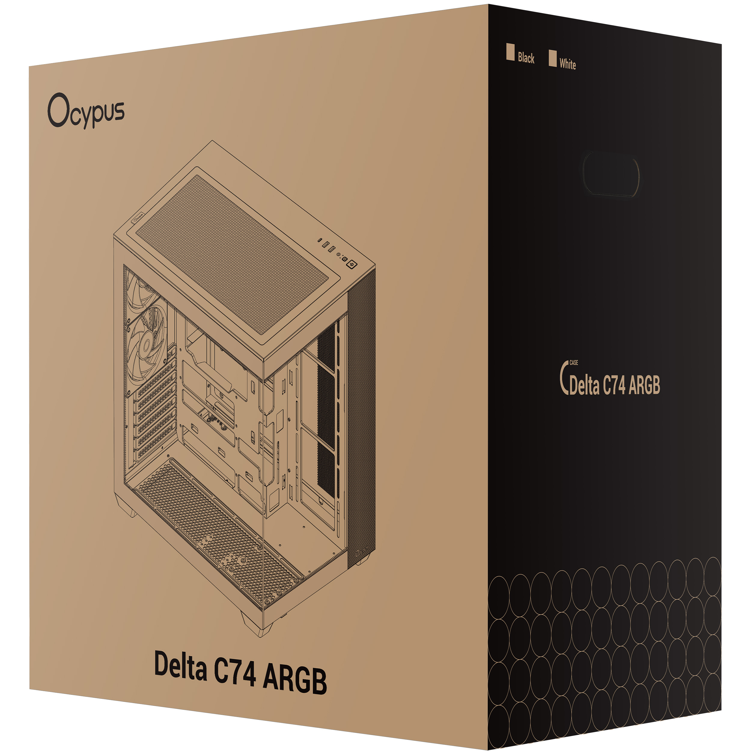Корпус OCYPUS Delta C74 ARGB Black