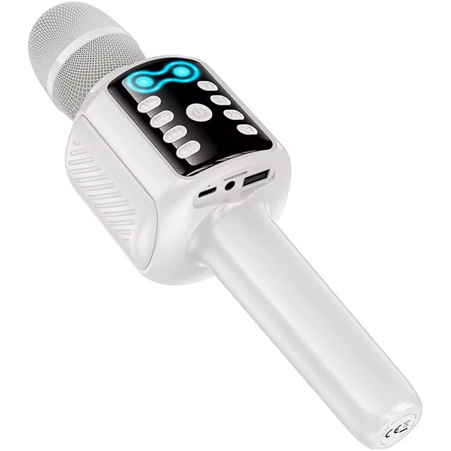 Караоке-микрофон HOCO L24 Shine White