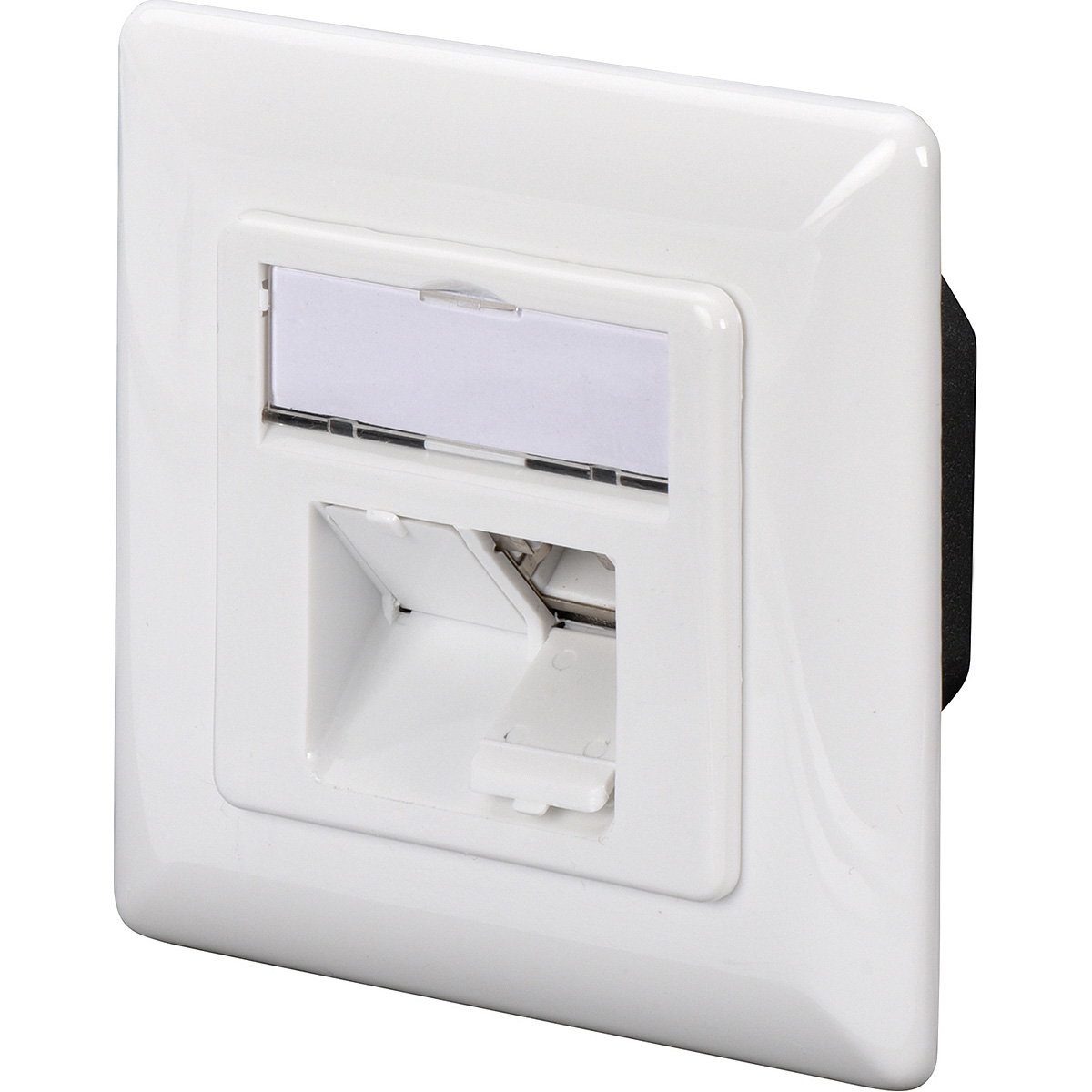 Розетка накладна DIGITUS 2xRJ-45 Cat.6a STP White (DN-9007-S-1)