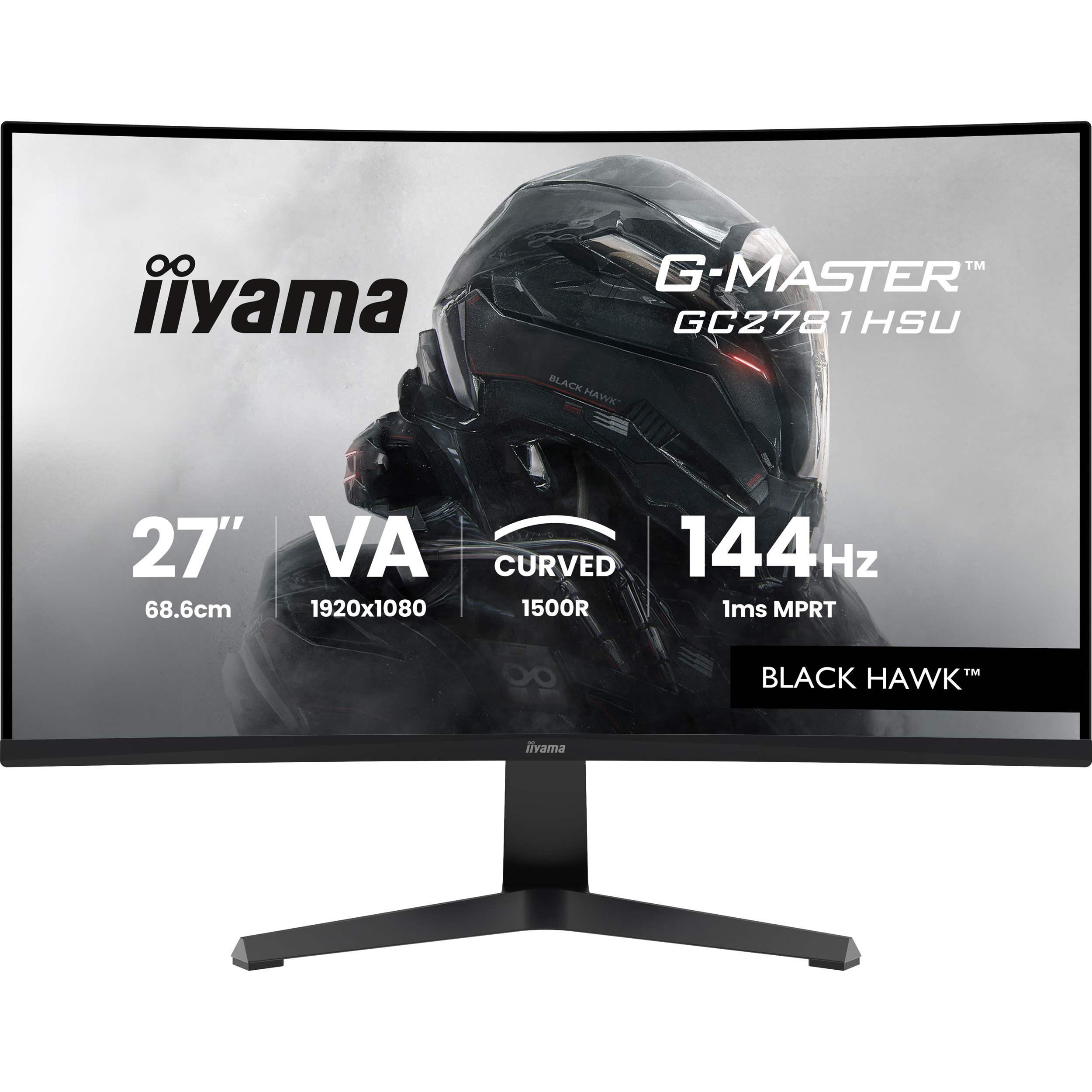 Монітор 27" IIYAMA G-Master GC2781HSU-B1 Black Hawk Black