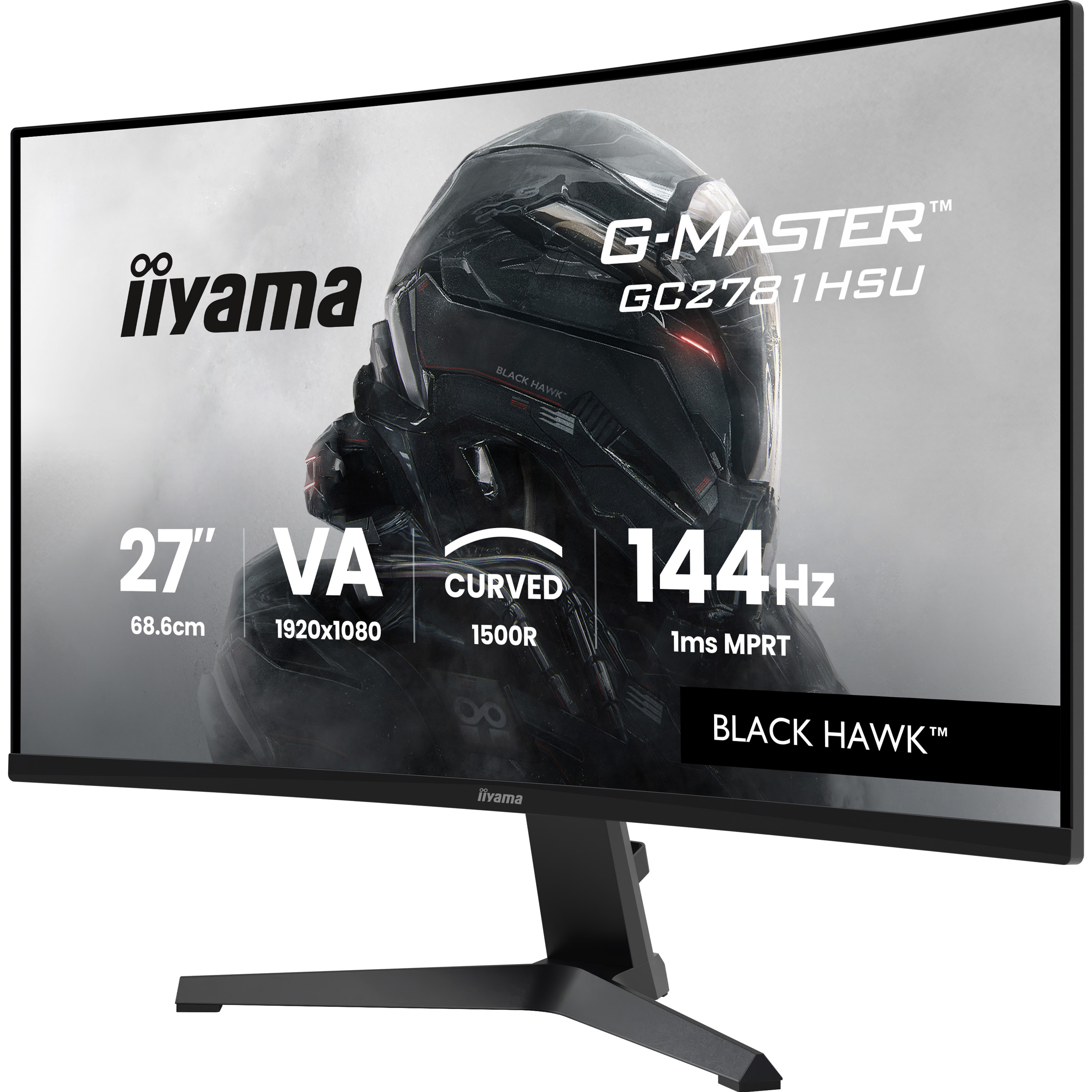 Монітор 27" IIYAMA G-Master GC2781HSU-B1 Black Hawk Black