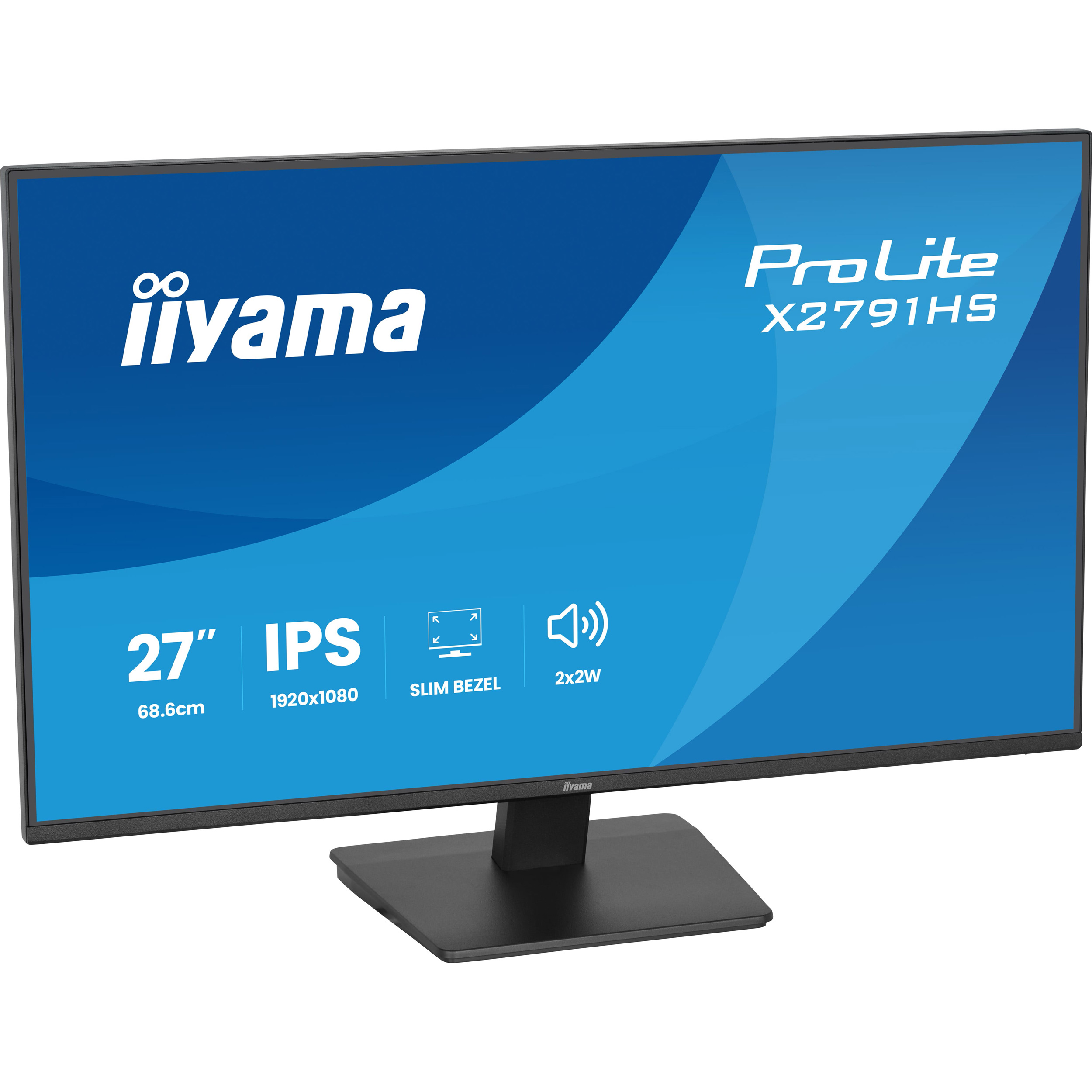 Монітор 27" IIYAMA ProLite X2791HS-B1 Matte Black