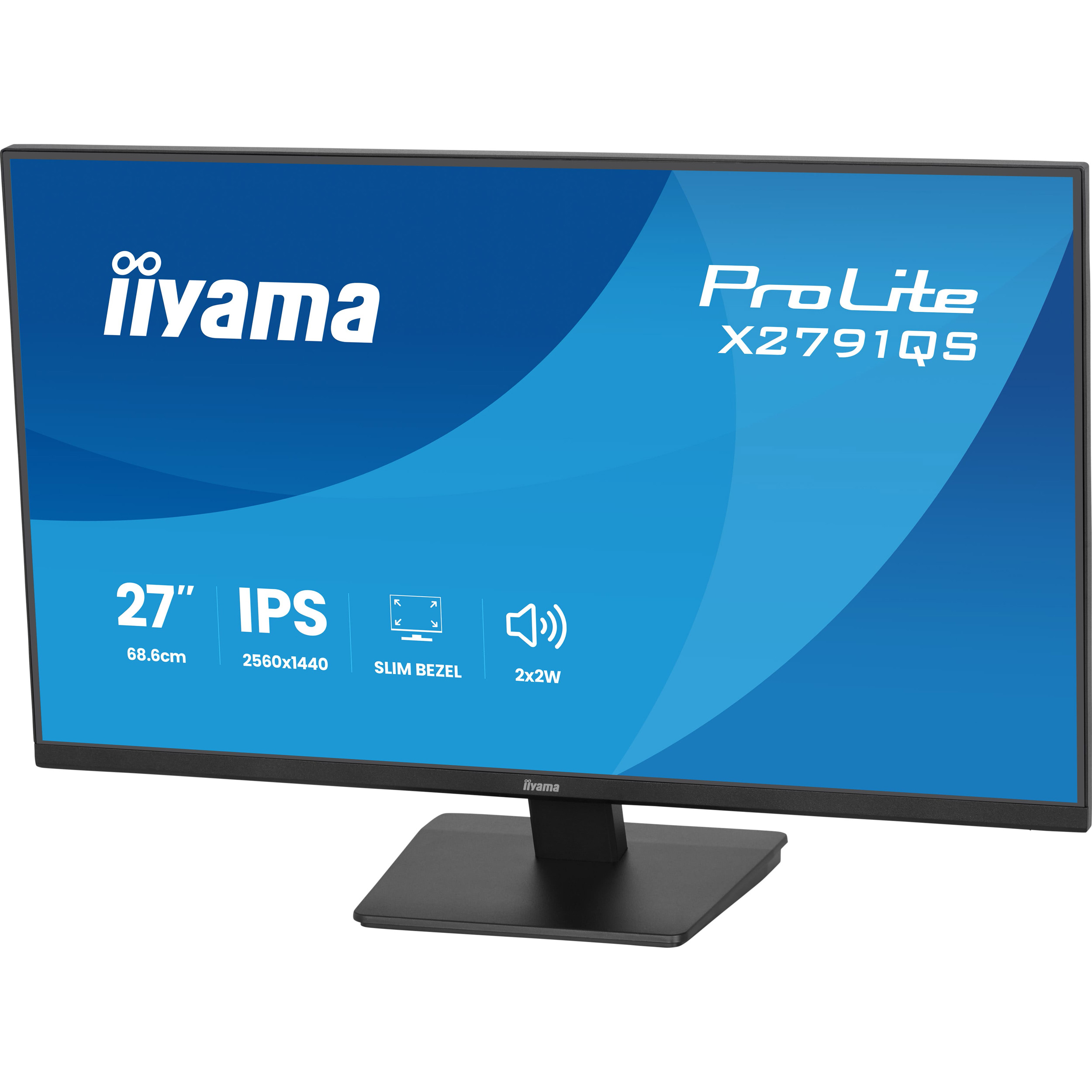 Монітор 27" IIYAMA ProLite X2791QS-B1 Matte Black