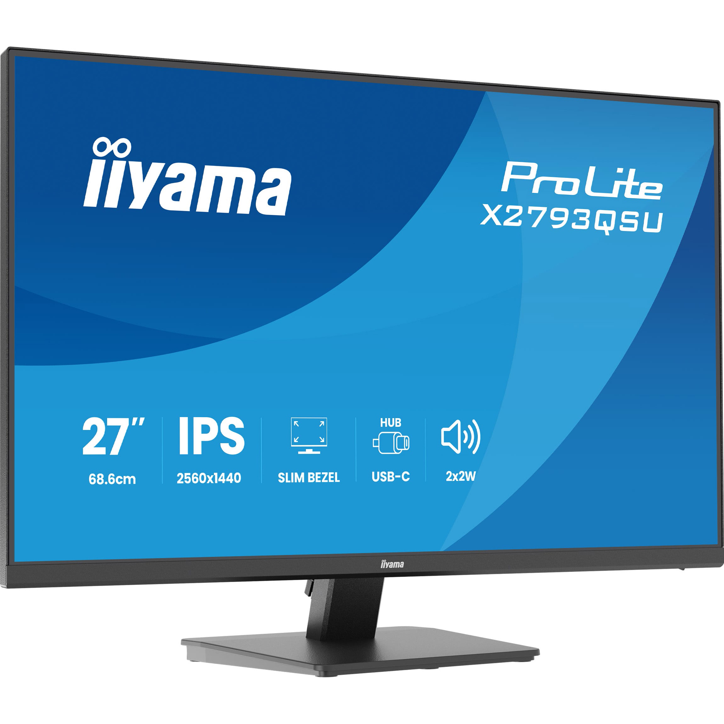 Монітор 27" IIYAMA ProLite X2793QSU-B1 Matte Black