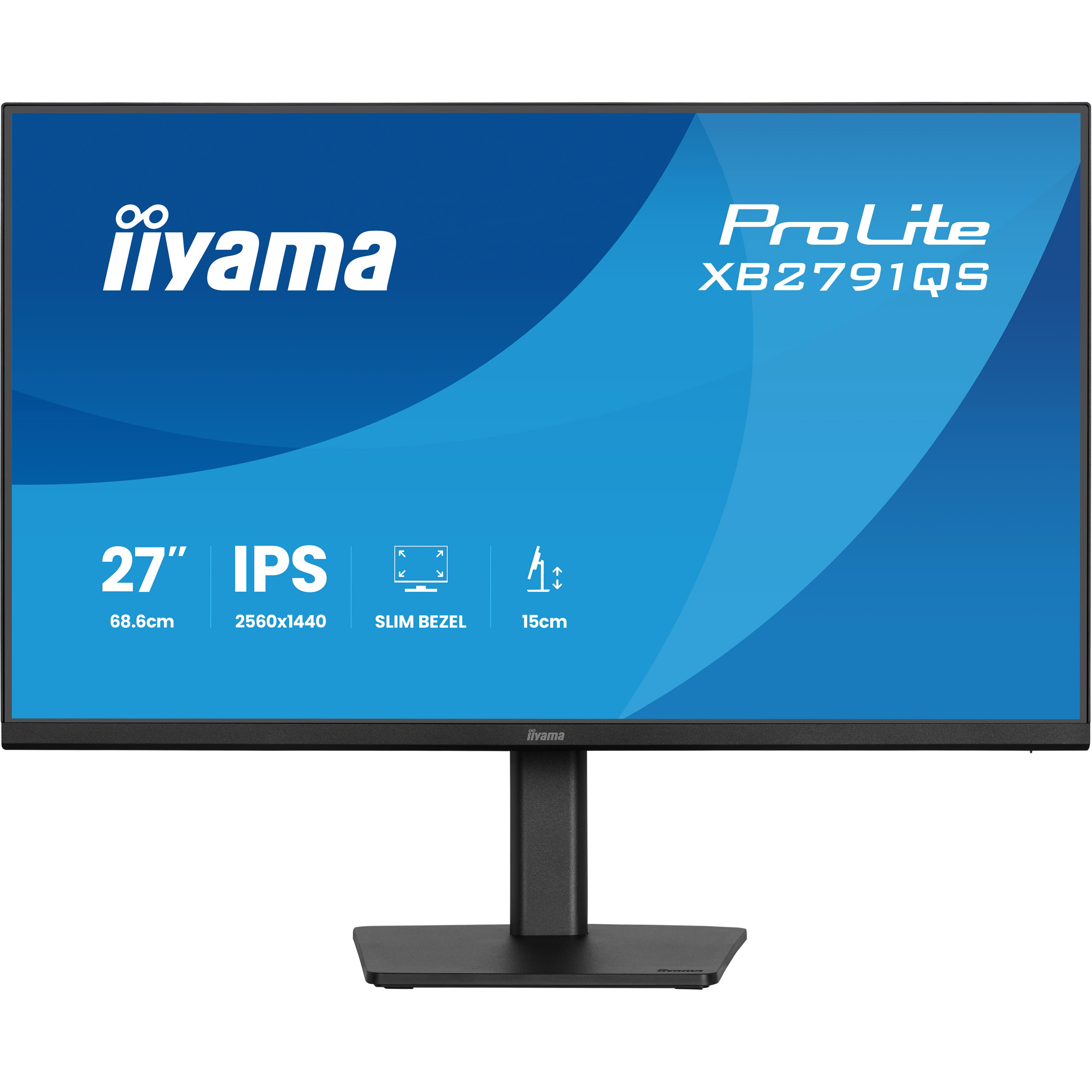 Монітор 27" IIYAMA ProLite XB2791QS-B1 Matte Black