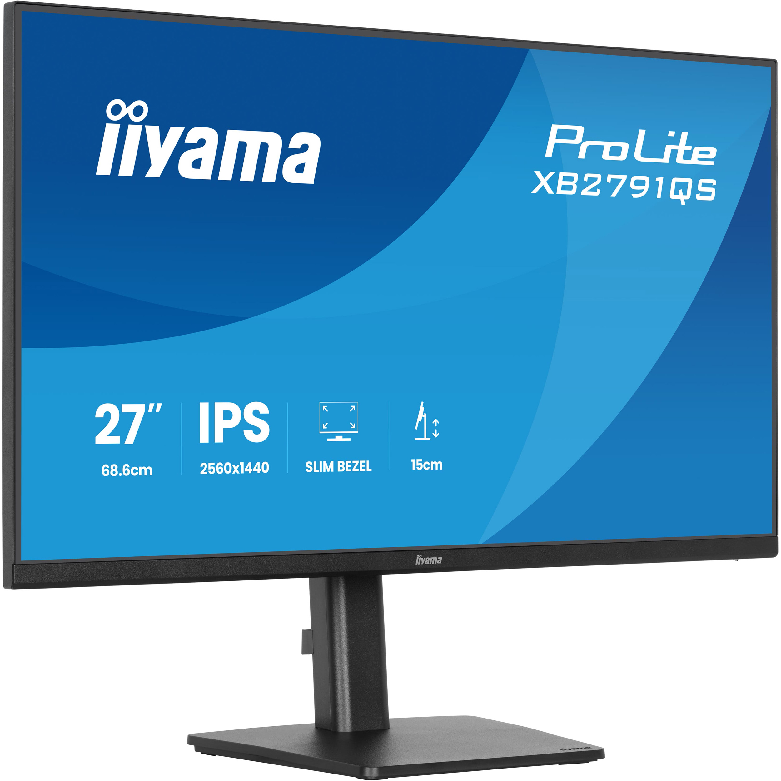 Монітор 27" IIYAMA ProLite XB2791QS-B1 Matte Black