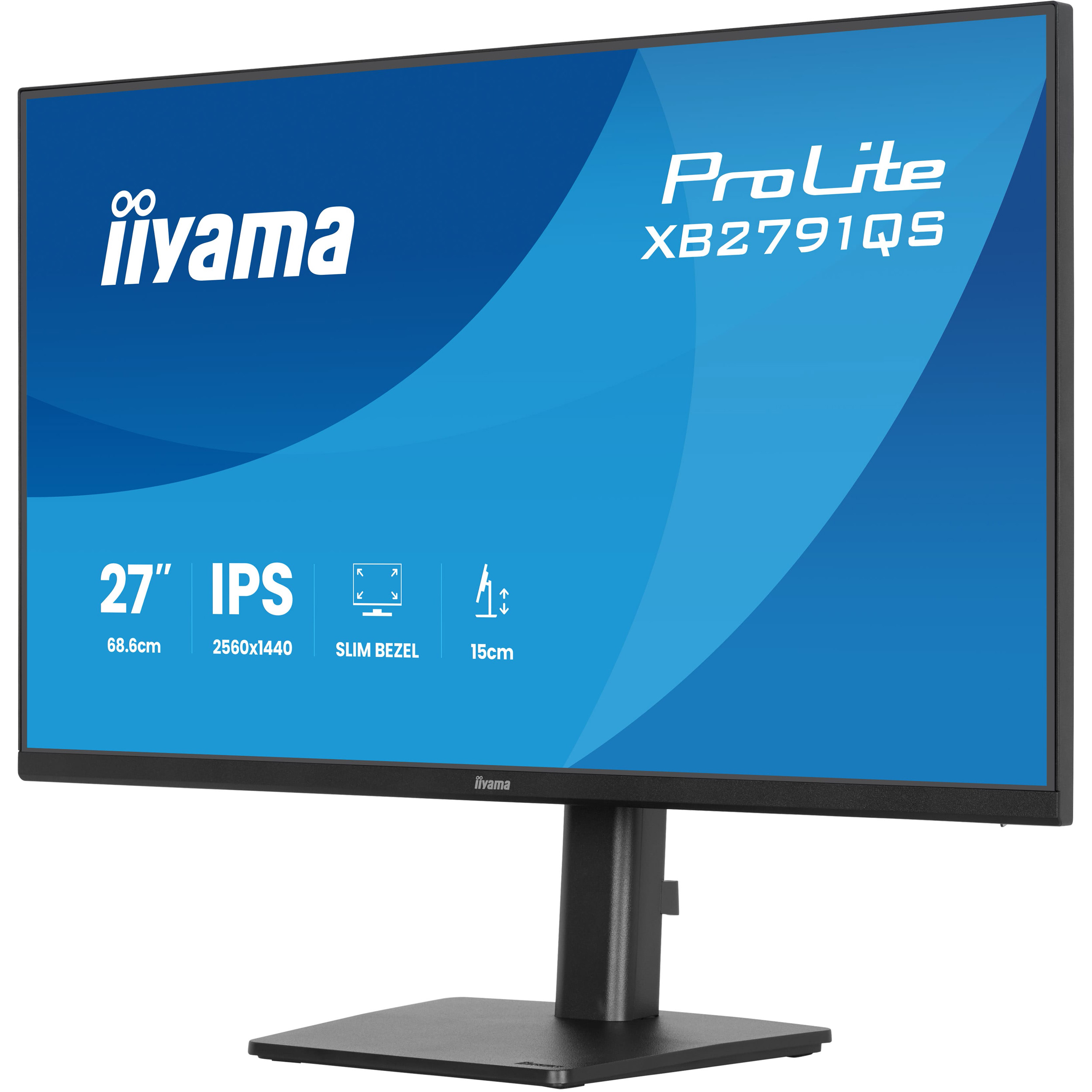 Монітор 27" IIYAMA ProLite XB2791QS-B1 Matte Black