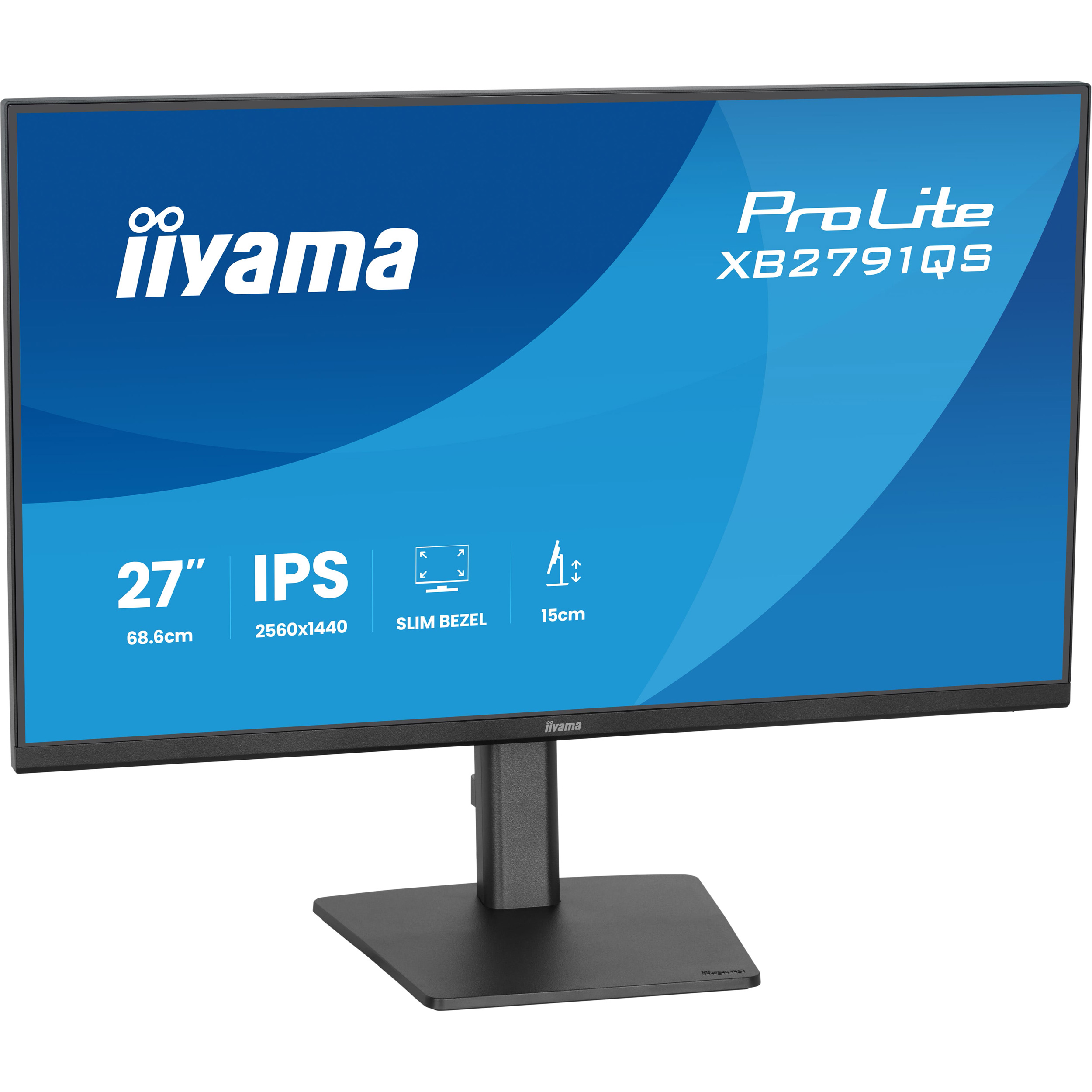Монітор 27" IIYAMA ProLite XB2791QS-B1 Matte Black