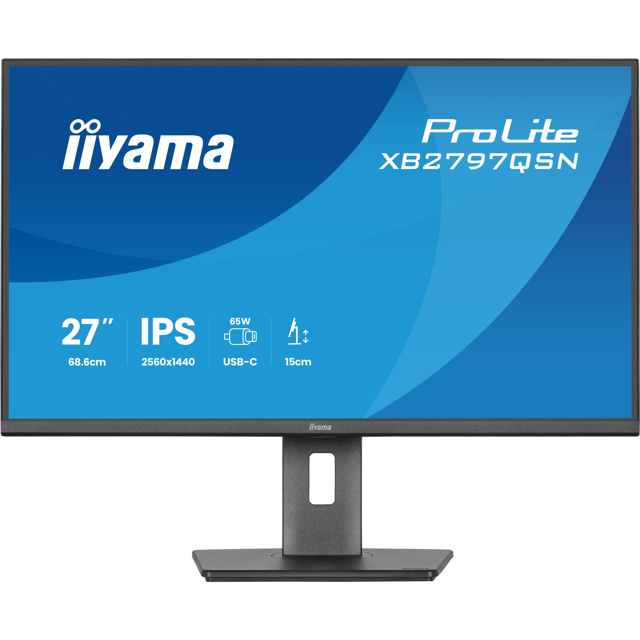 Монітор 27" IIYAMA ProLite XB2797QSN-B1 Matte Black