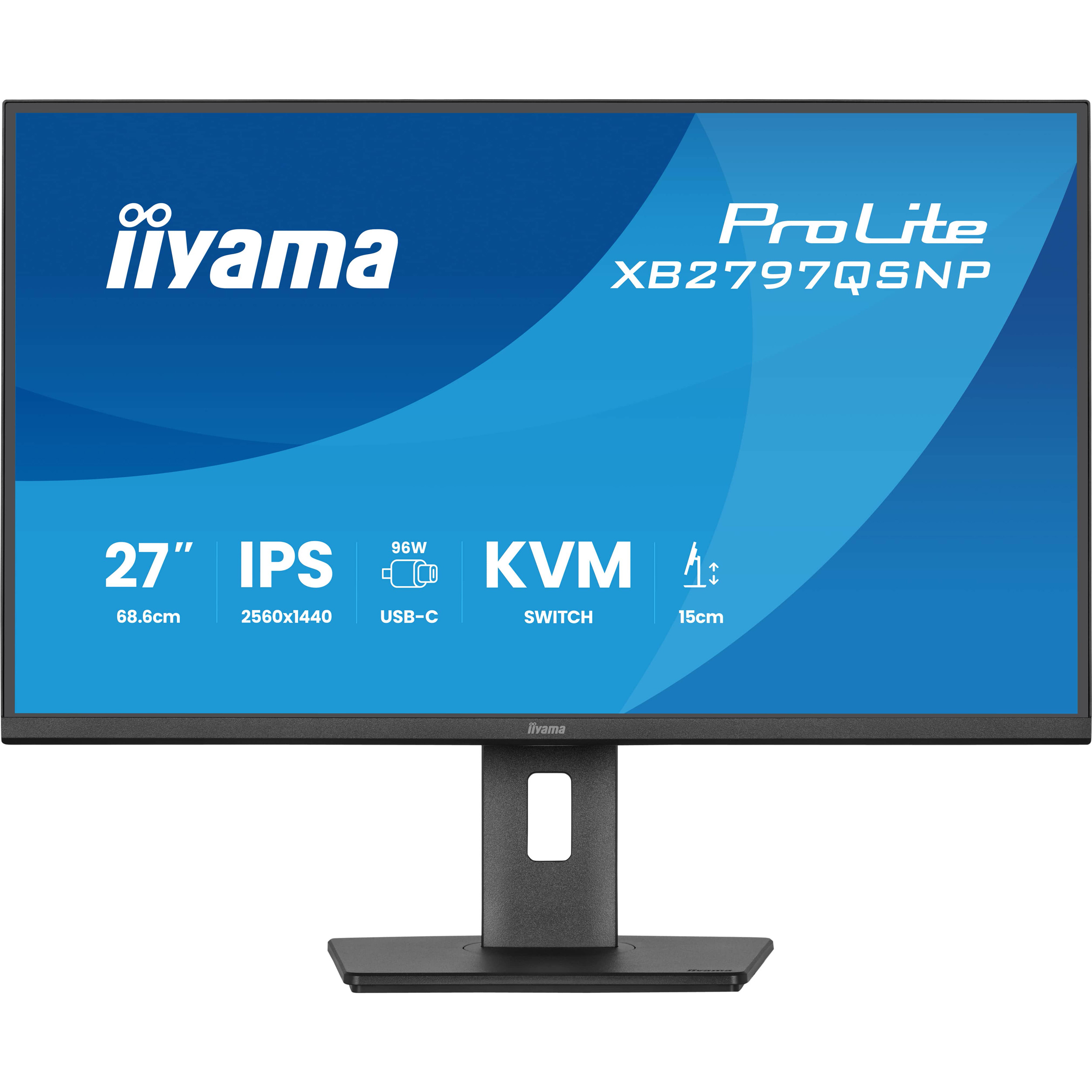 Монітор 27" IIYAMA ProLite XB2797QSNP-B1 Matte Black
