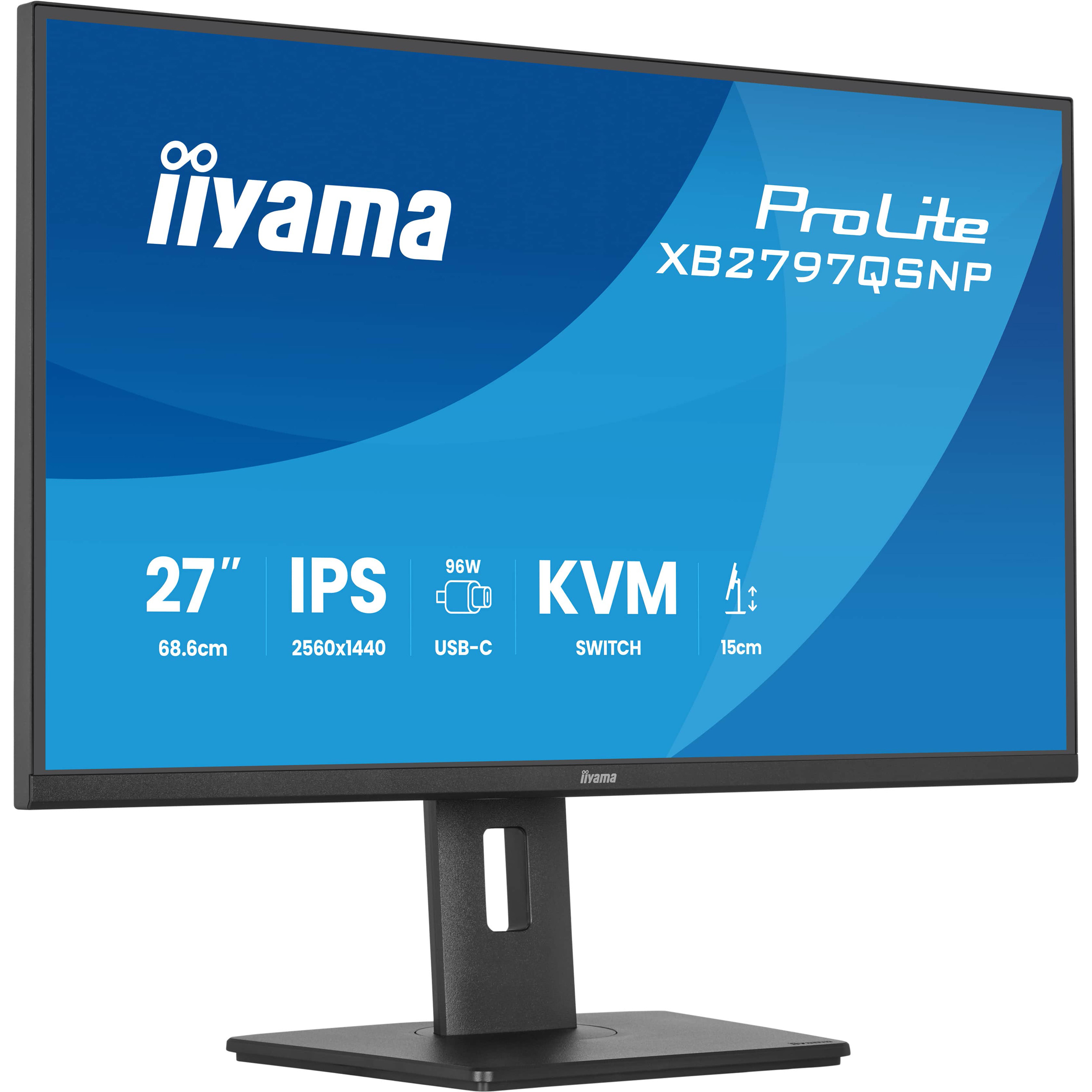 Монітор 27" IIYAMA ProLite XB2797QSNP-B1 Matte Black