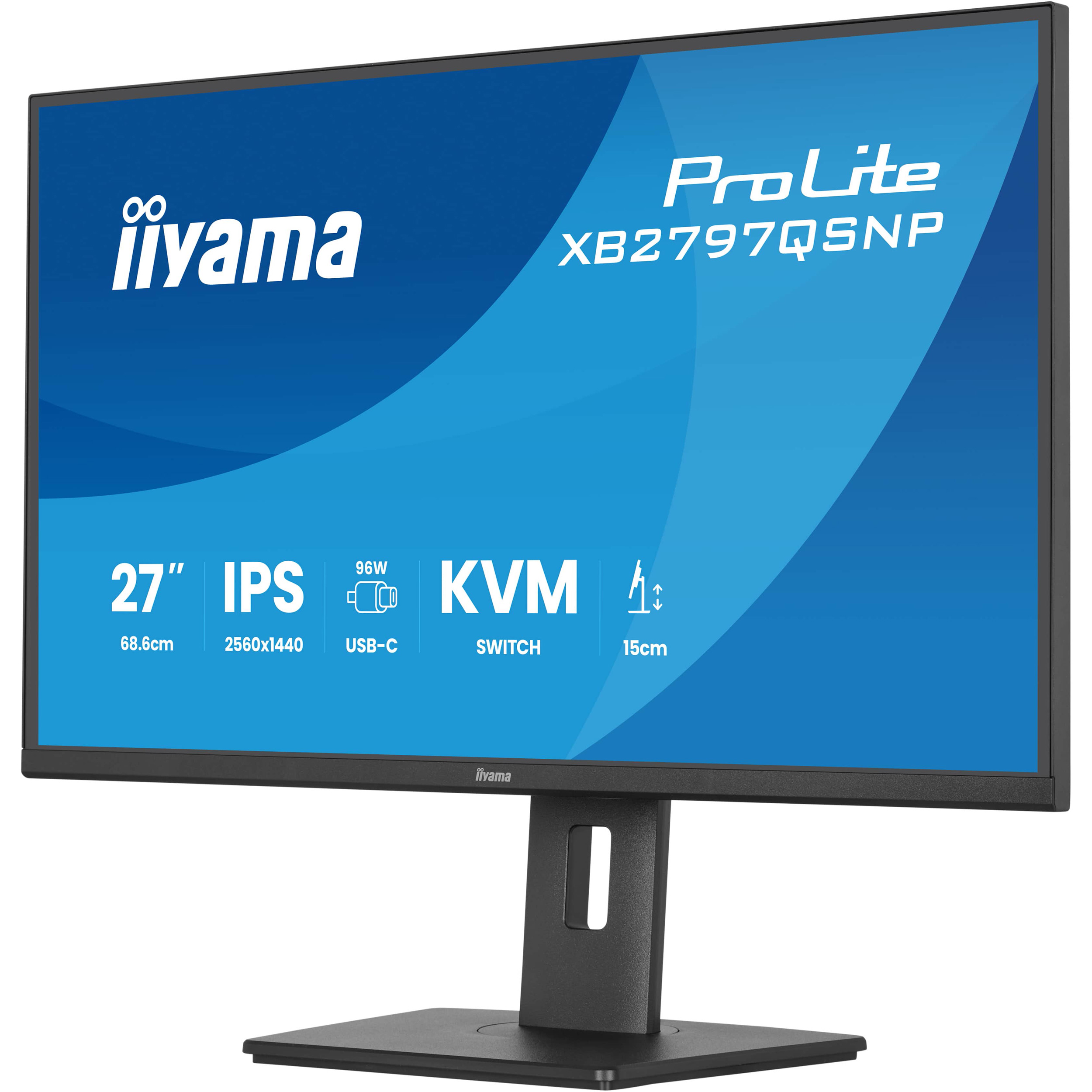 Монітор 27" IIYAMA ProLite XB2797QSNP-B1 Matte Black