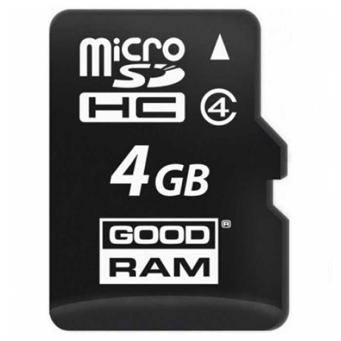 Карта памяти GOODRAM microSDHC 4GB Class 4 (M400-0040R11)