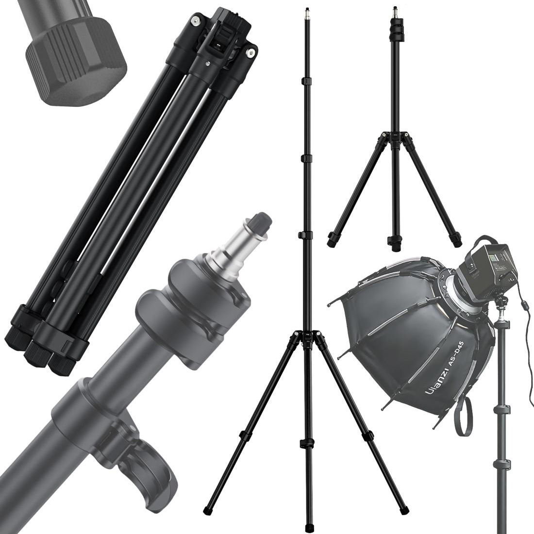 Штатив ULANZI TT43 Reversible Leg Light Stand (T076GBB1)